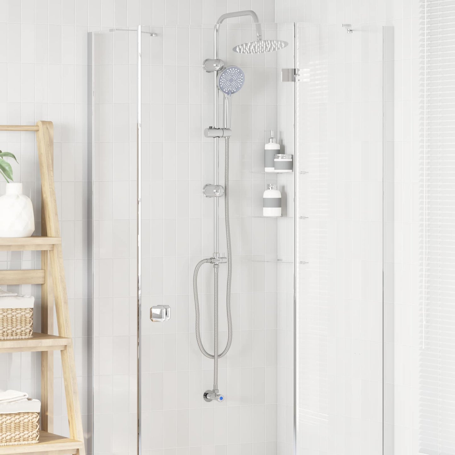 Duschsystem Silber 47 x 20 x 95 cm Edelstahl