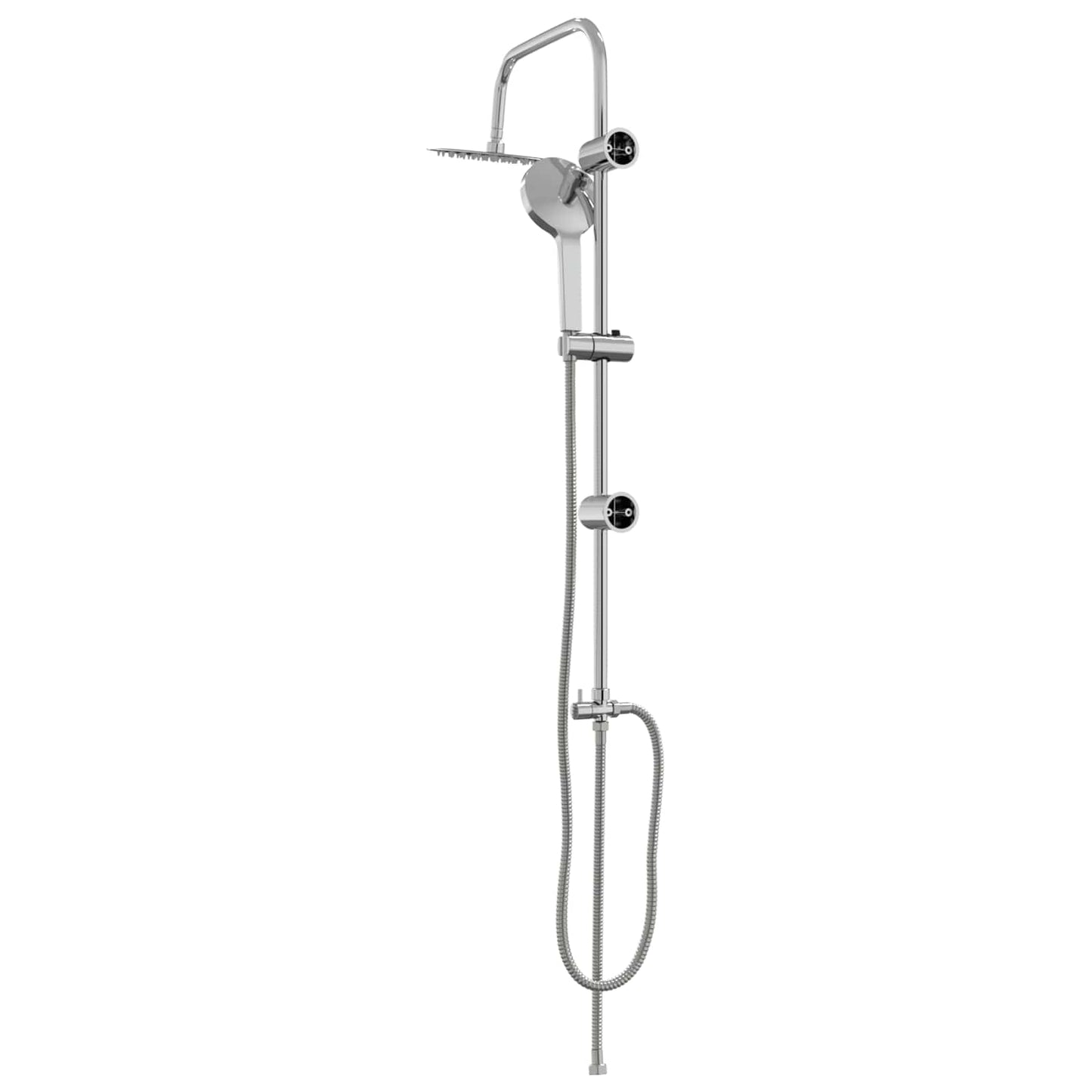 Duschsystem Silber 47 x 20 x 95 cm Edelstahl