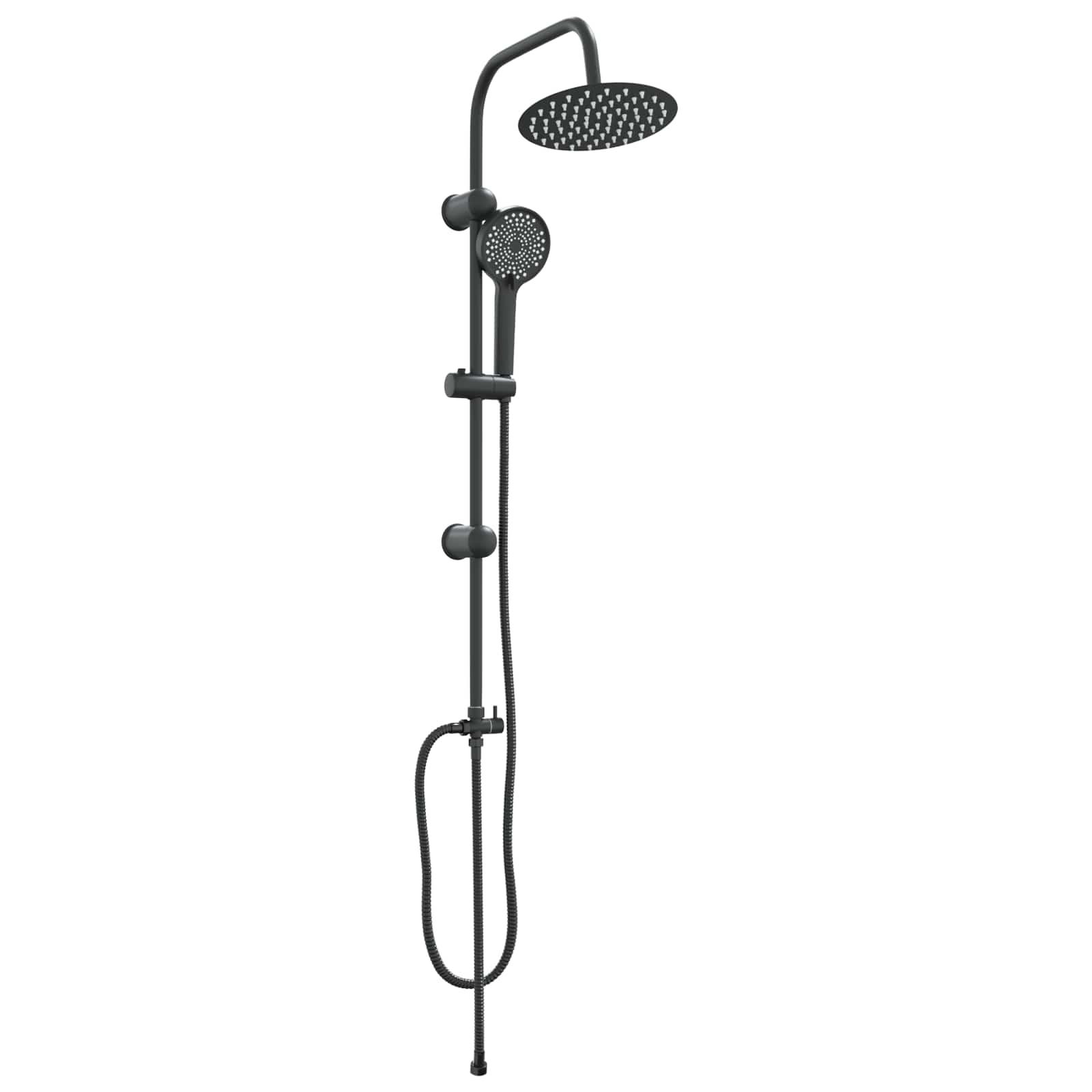 Duschsystem Schwarz 47 x 20 x 95 cm Edelstahl