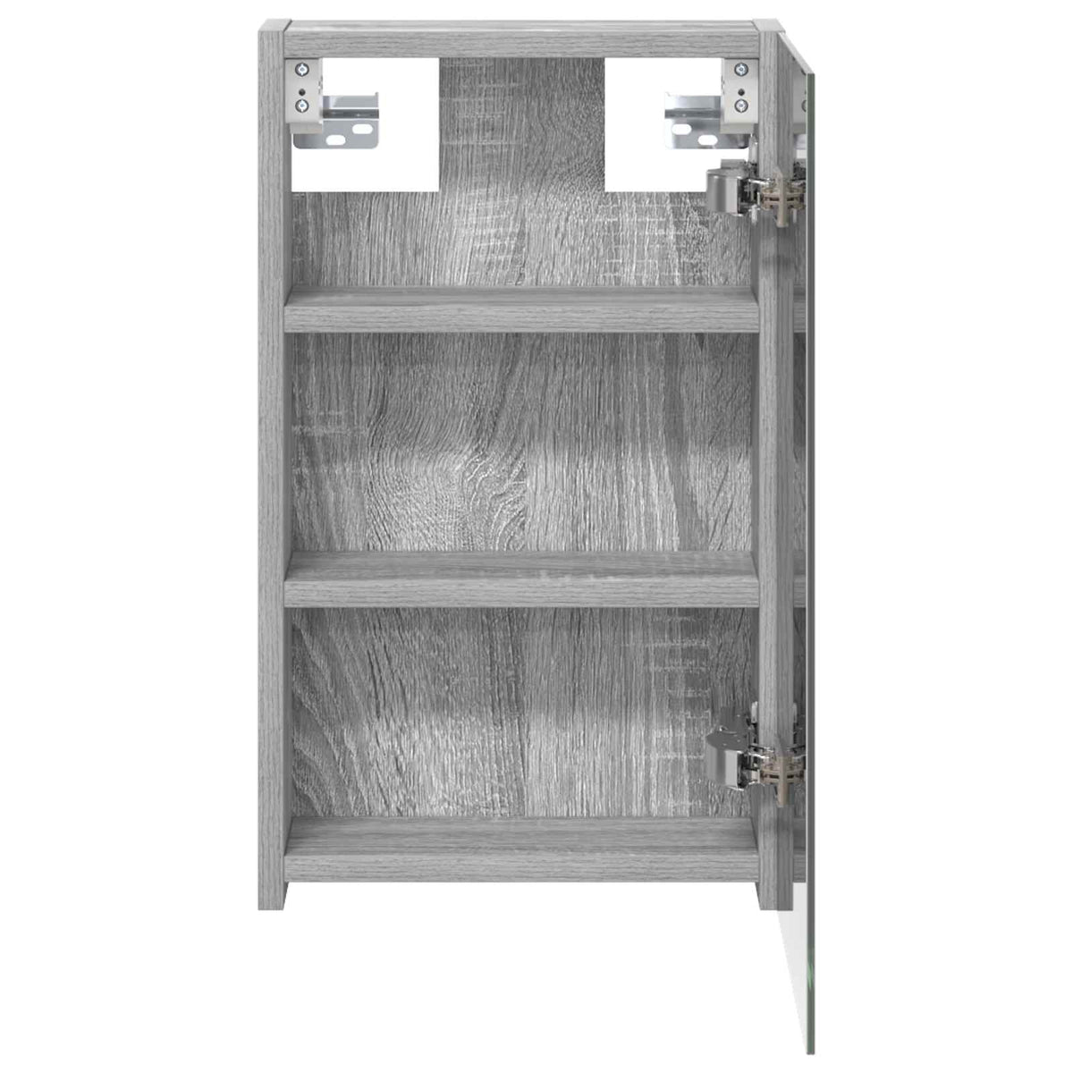 Badezimmerspiegelschrank Graues Sonoma 30 x 10,5 x 50 cm