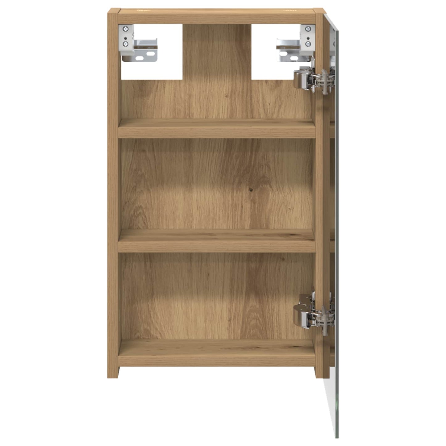 Badezimmerspiegelschrank Kunsthandwerk Eiche 30 x 10,5 x 50 cm