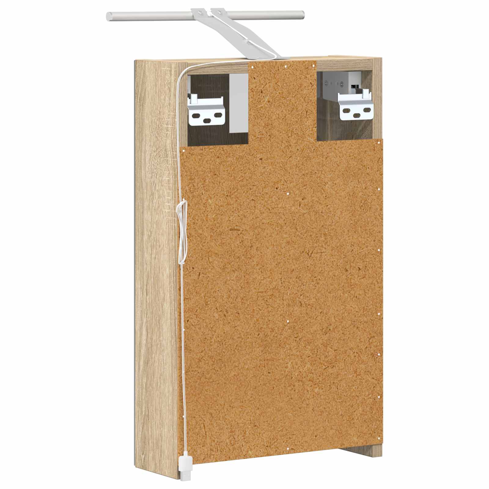 Badezimmerspiegelschrank Sonoma-Eiche 30 x 10,5 x 50 cm