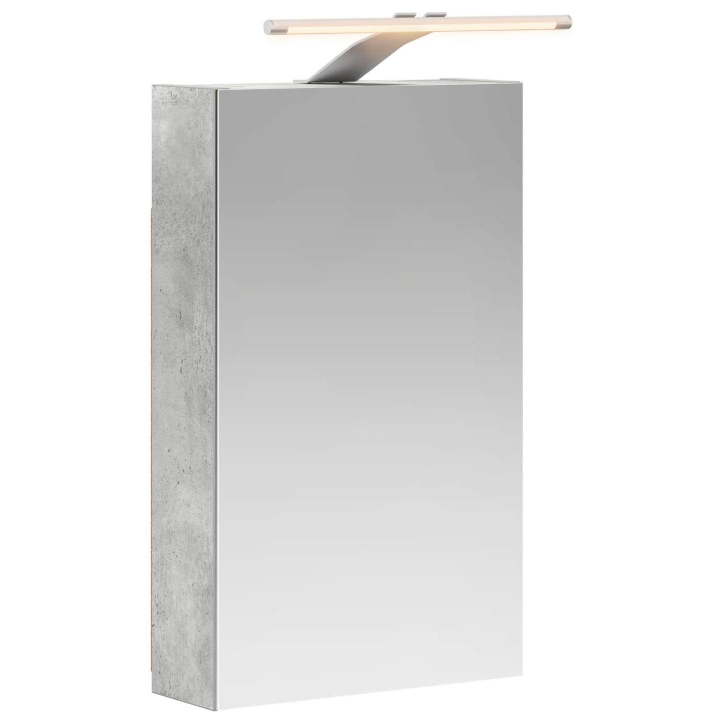 Badezimmerspiegelschrank Beton Grau 30 x 10,5 x 50 cm