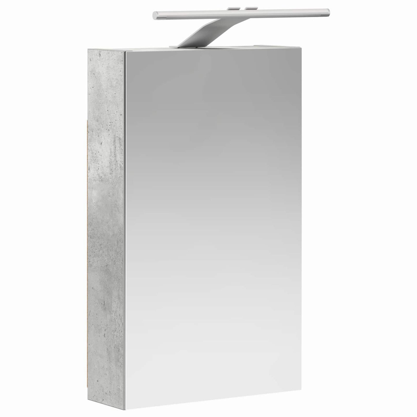 Badezimmerspiegelschrank Beton Grau 30 x 10,5 x 50 cm