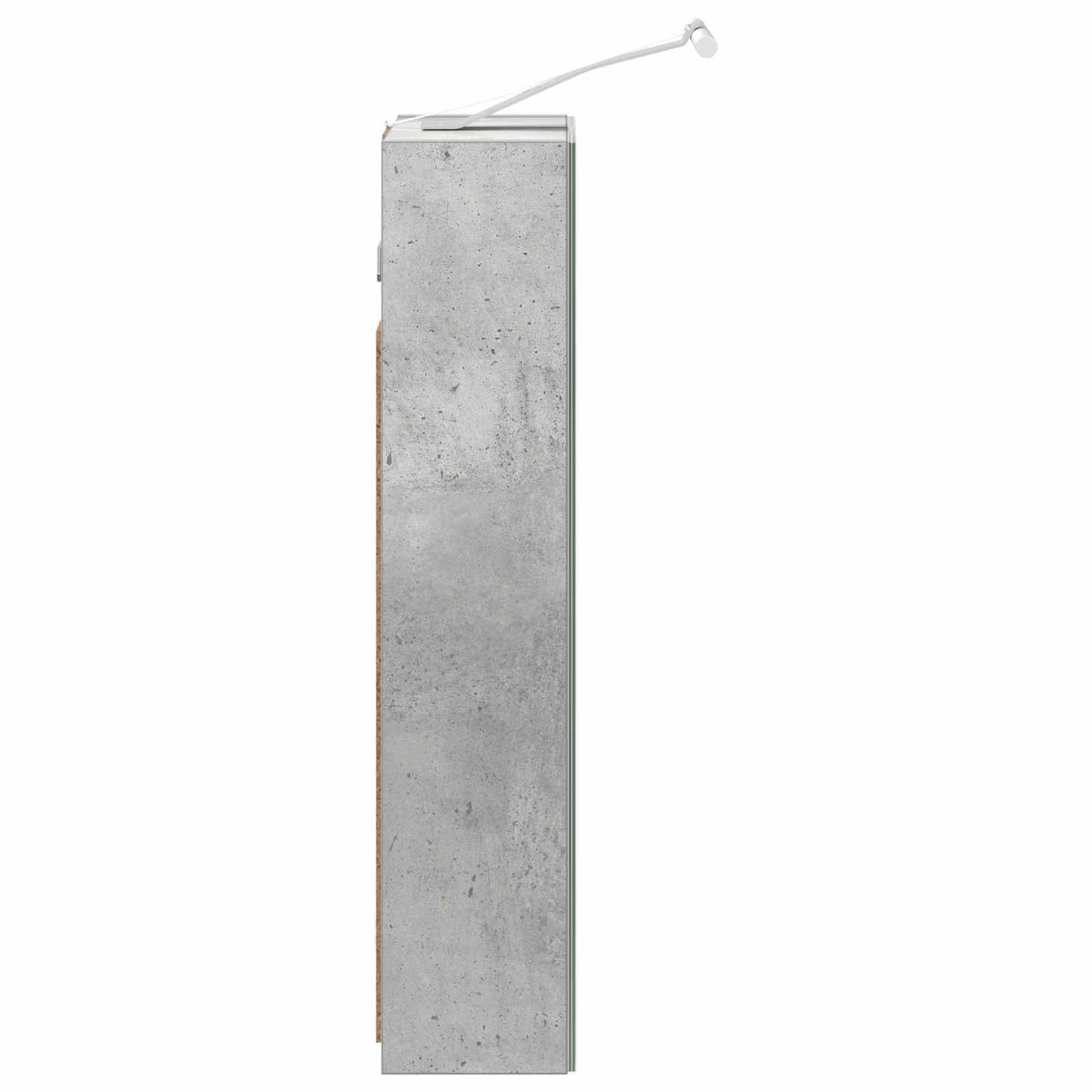 Badezimmerspiegelschrank Beton Grau 30 x 10,5 x 50 cm