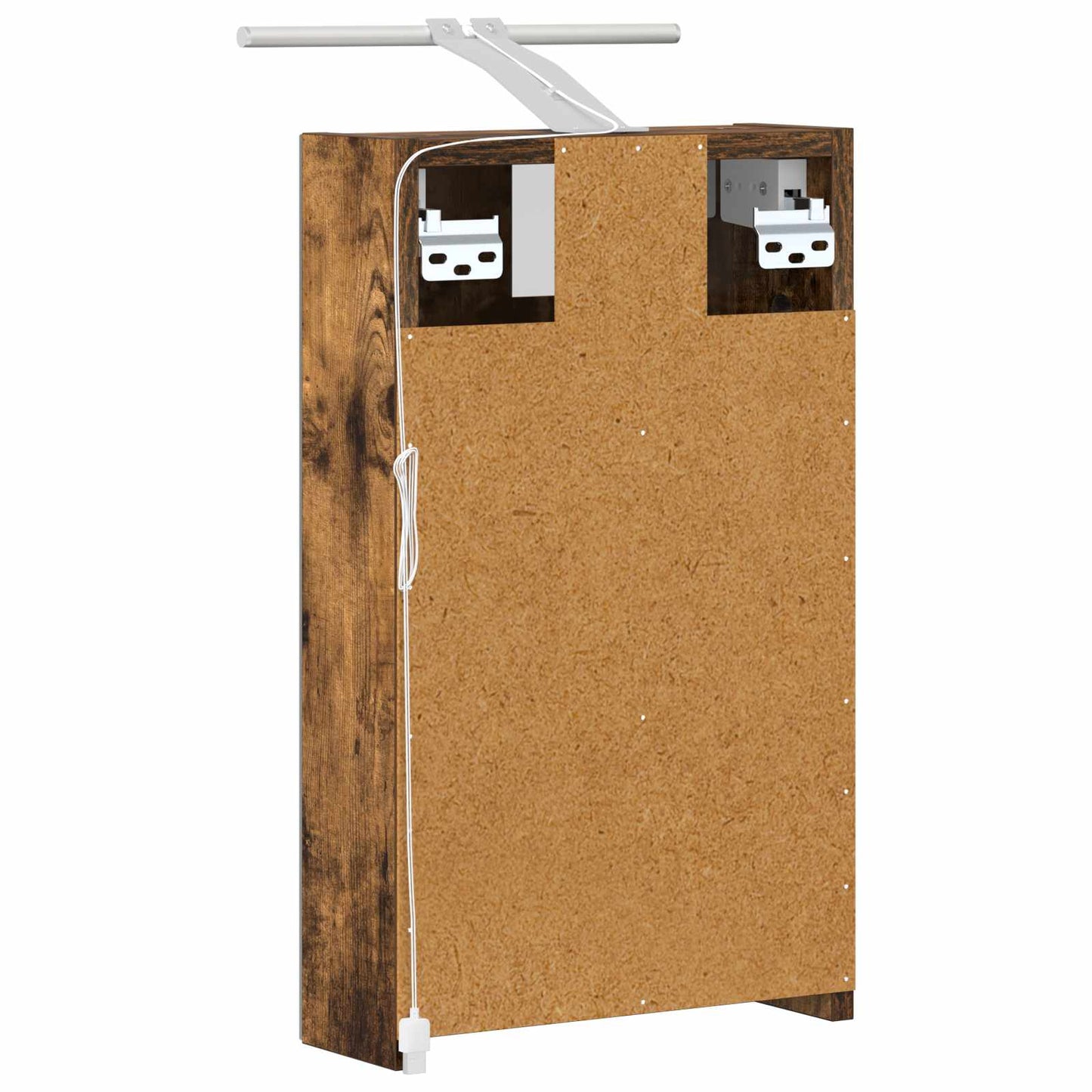 Badezimmerspiegelschrank Geräucherte Eiche 30 x 10,5 x 50 cm