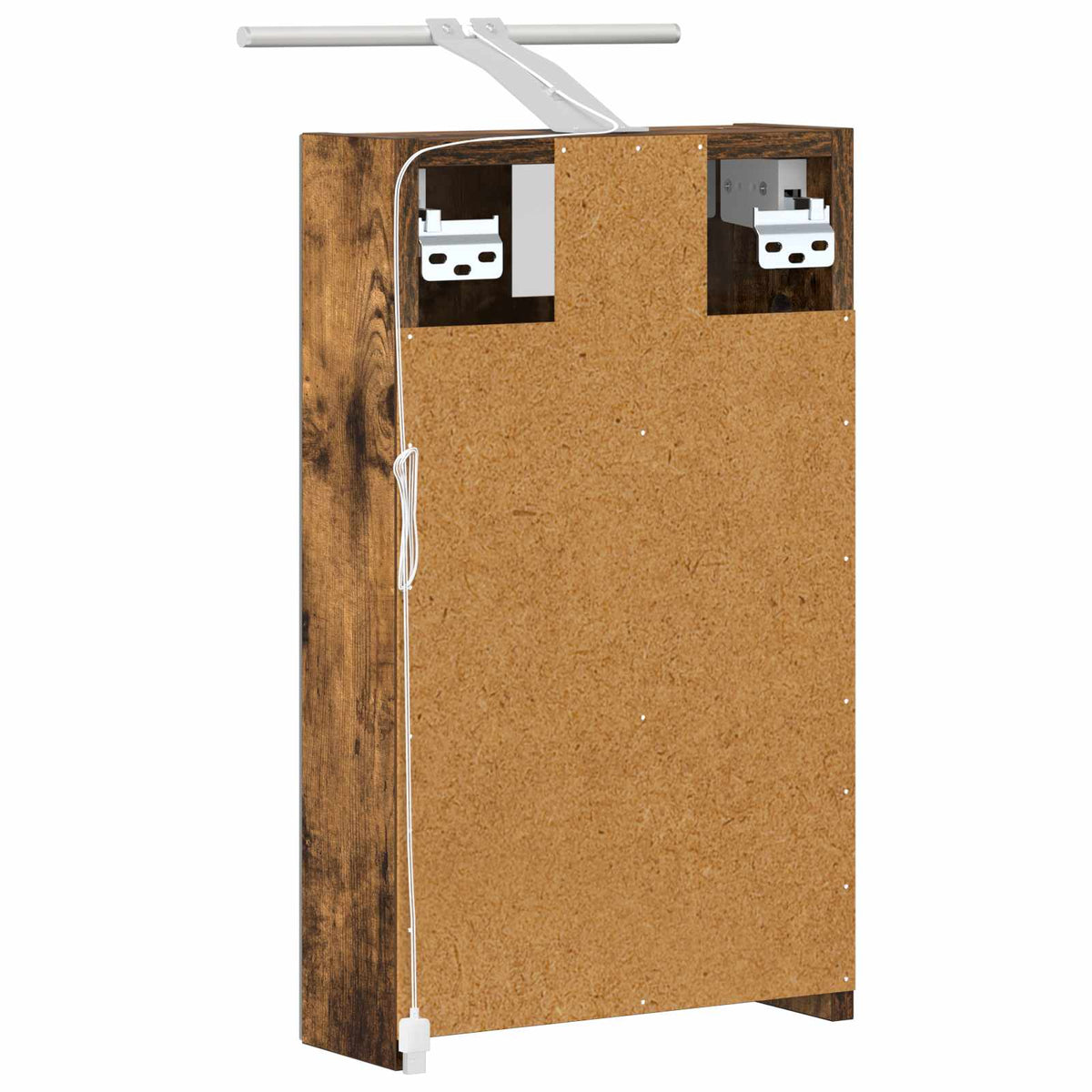 Badezimmerspiegelschrank Geräucherte Eiche 30 x 10,5 x 50 cm