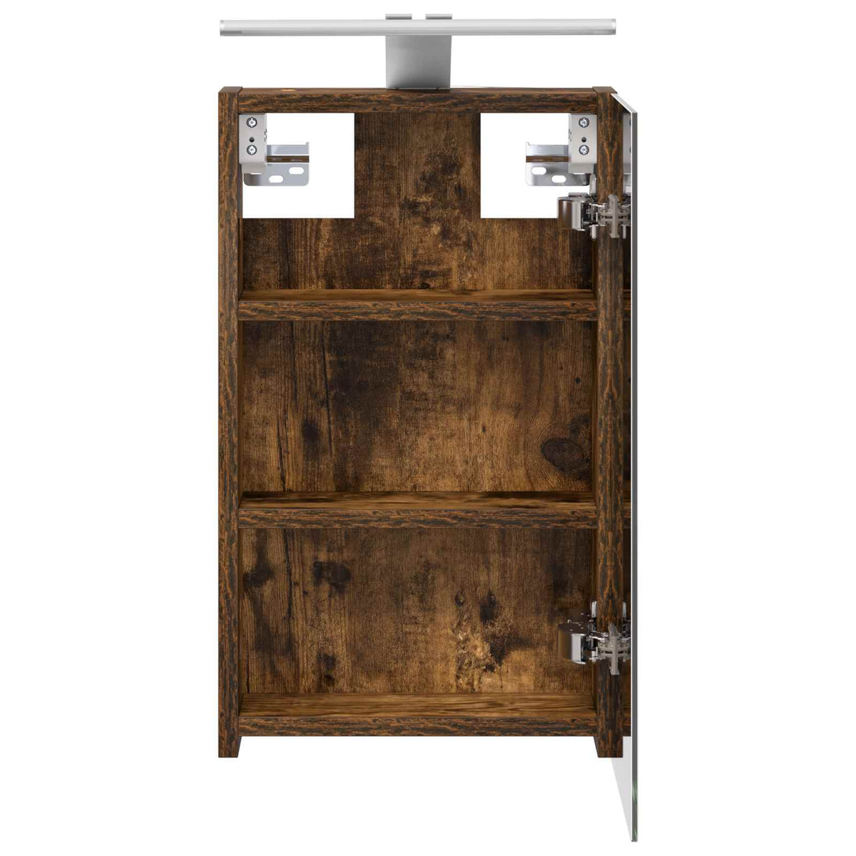 Badezimmerspiegelschrank Geräucherte Eiche 30 x 10,5 x 50 cm