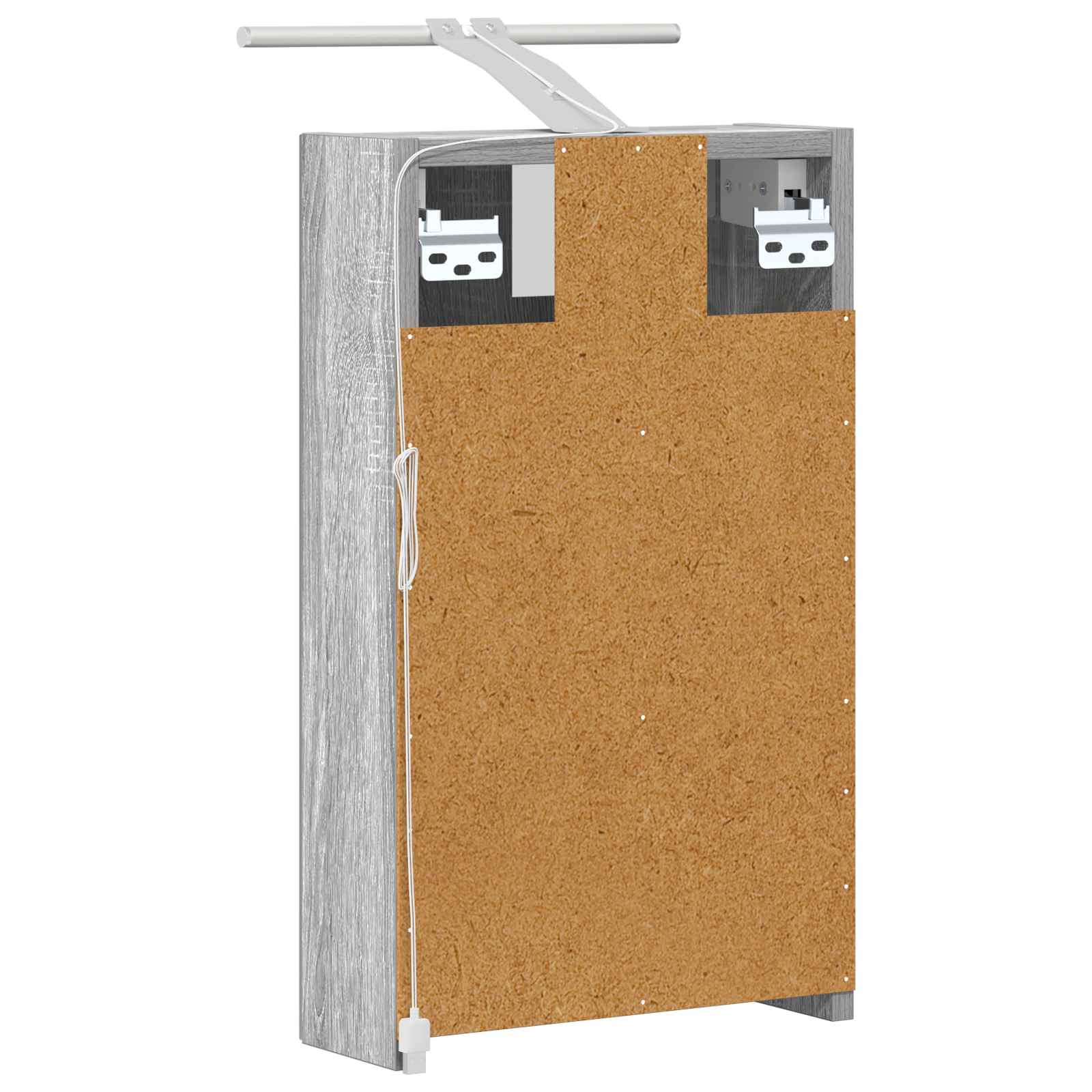 Badezimmerspiegelschrank Graues Sonoma 30 x 10,5 x 50 cm