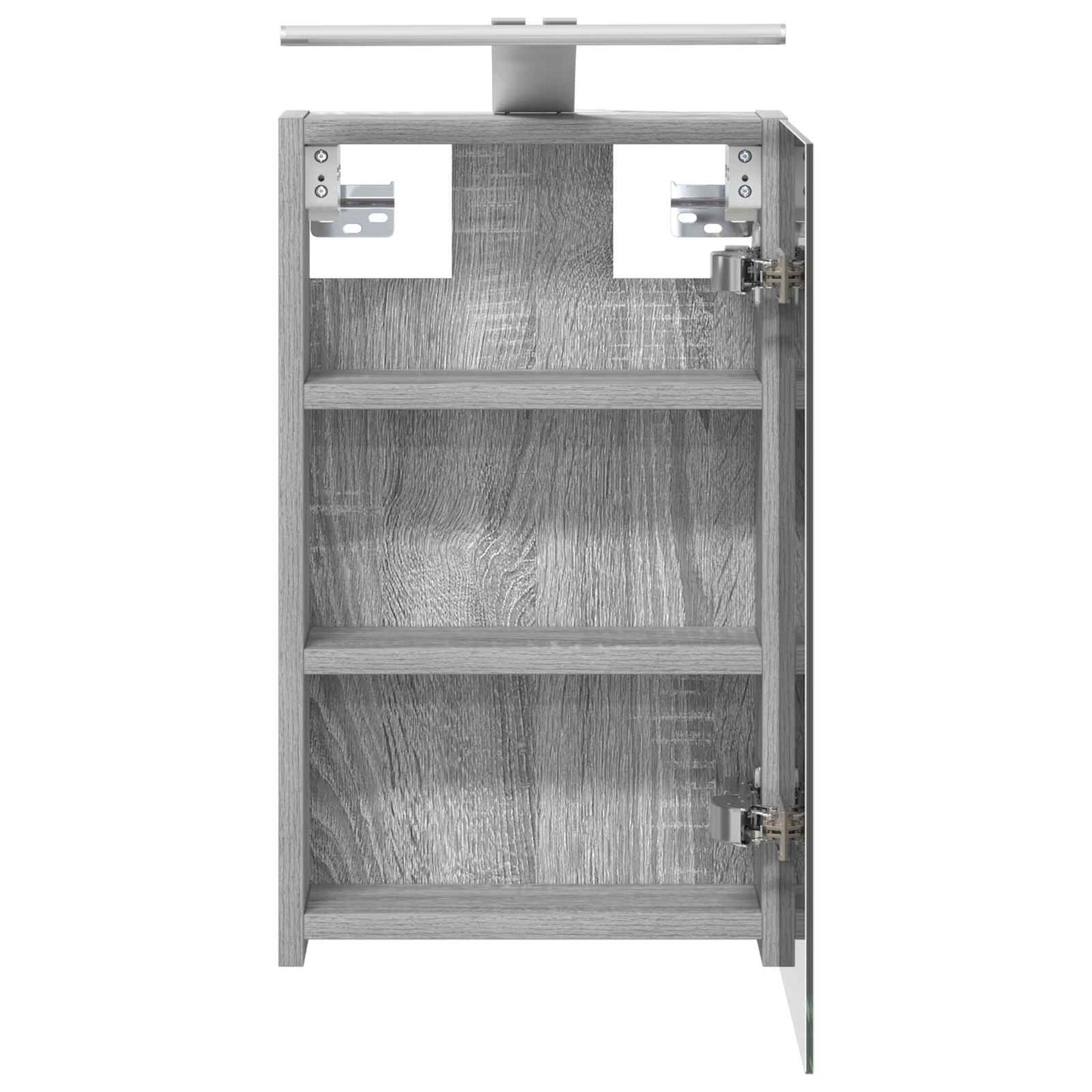 Badezimmerspiegelschrank Graues Sonoma 30 x 10,5 x 50 cm