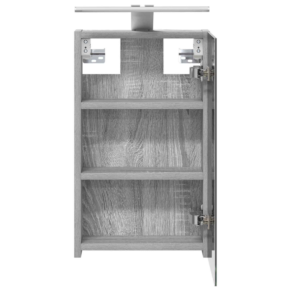 Badezimmerspiegelschrank Graues Sonoma 30 x 10,5 x 50 cm