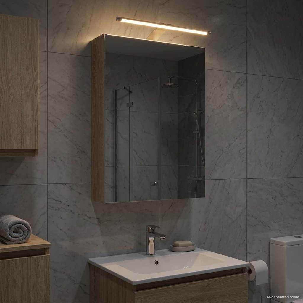 Badezimmerspiegelschrank Sonoma-Eiche 40 x 10,5 x 60,5 cm