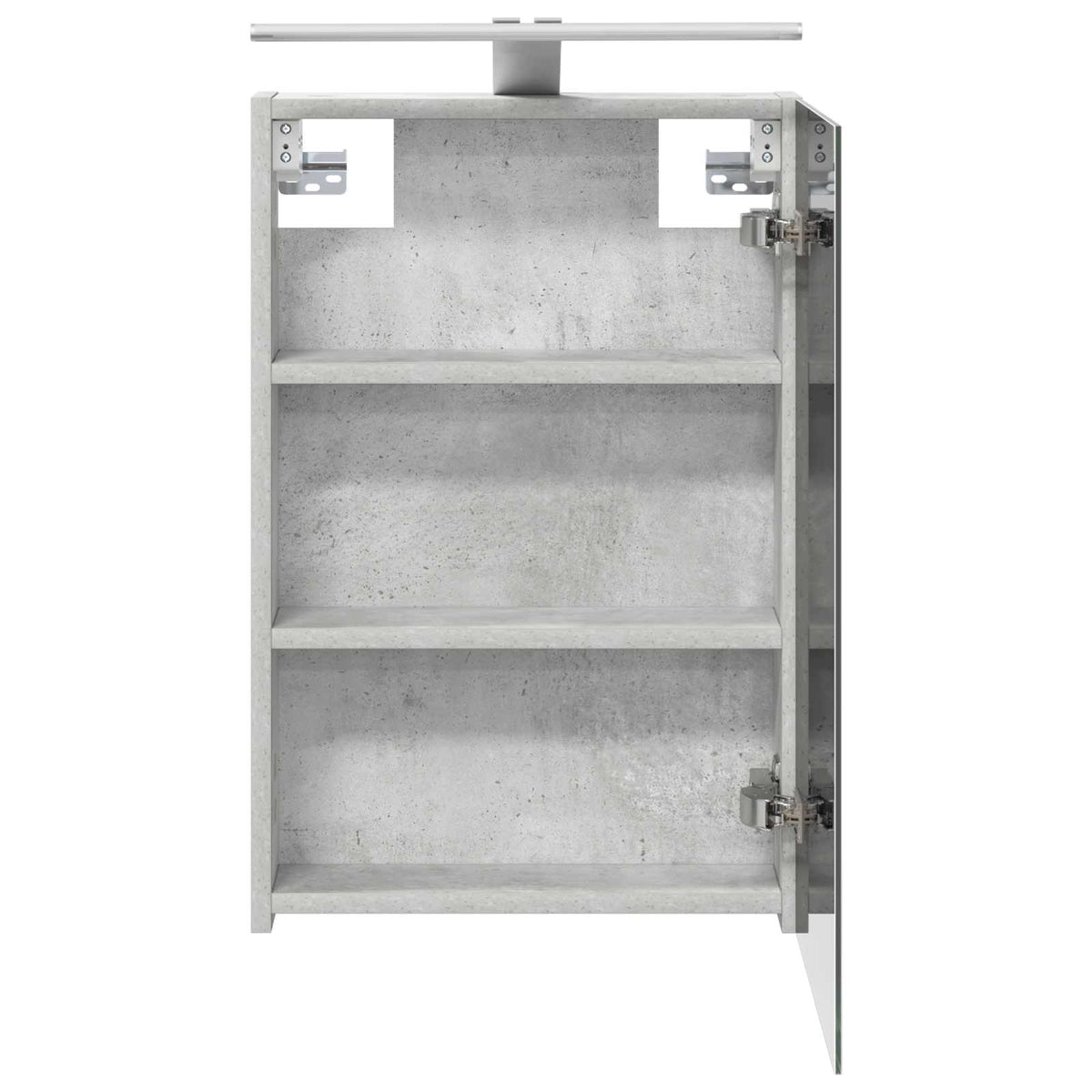 Badezimmerspiegelschrank Beton Grau 40 x 10,5 x 60,5 cm