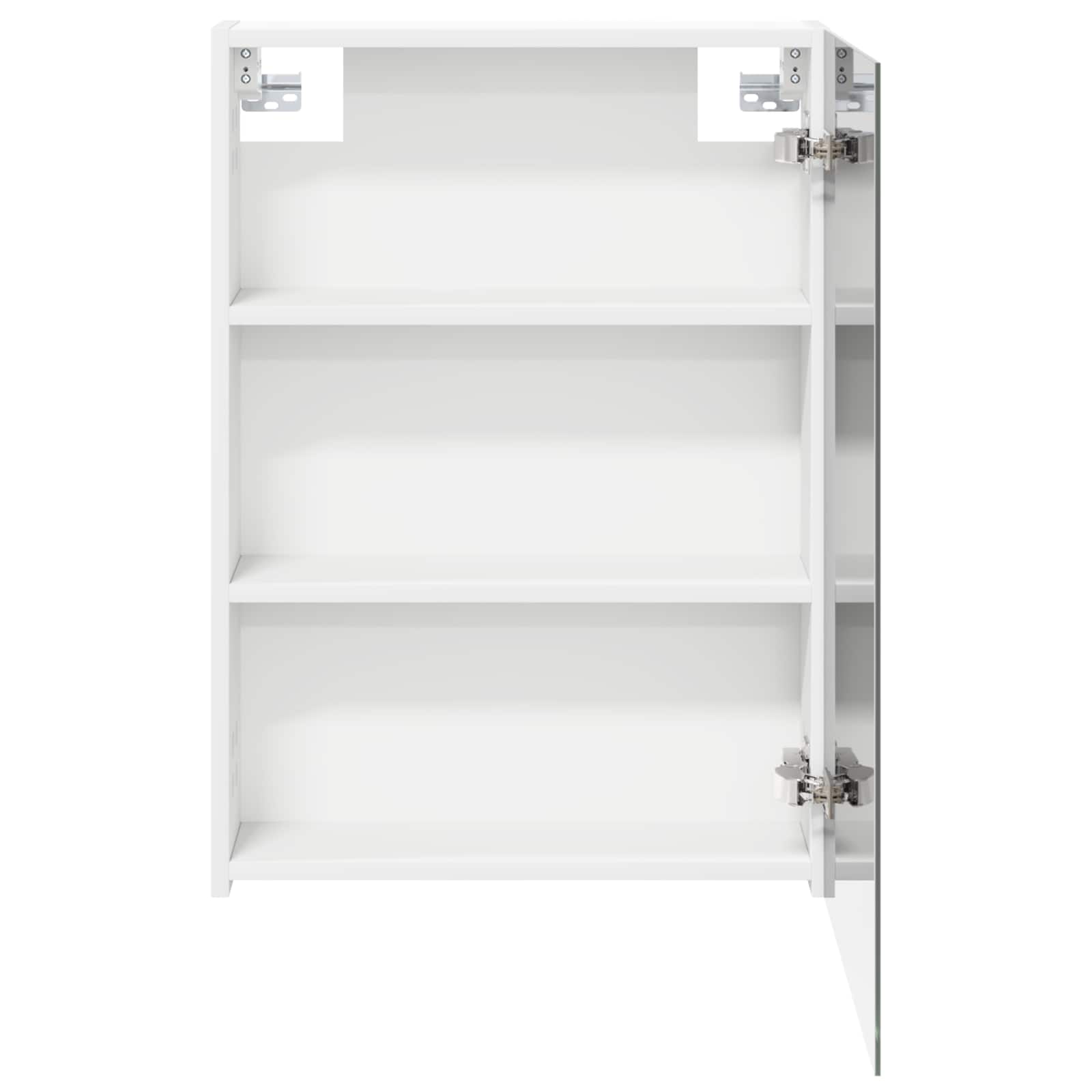Badezimmerspiegelschrank Weiß 50 x 14,5 x 70 cm Holzwerkstoff