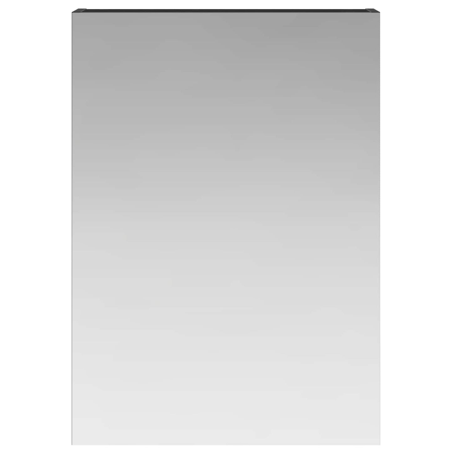 Badezimmerspiegelschrank Schwarz Eichen-Optik 50 x 14,5 x 70 cm