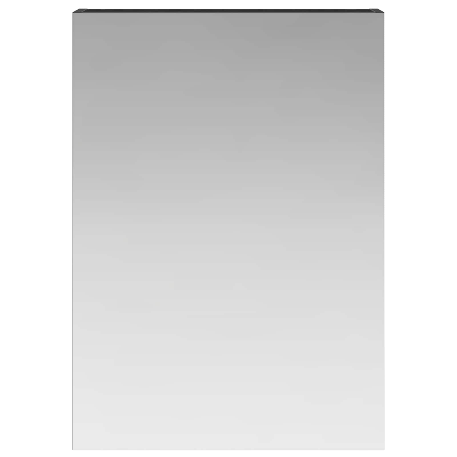 Badezimmerspiegelschrank Schwarz Eichen-Optik 50 x 14,5 x 70 cm