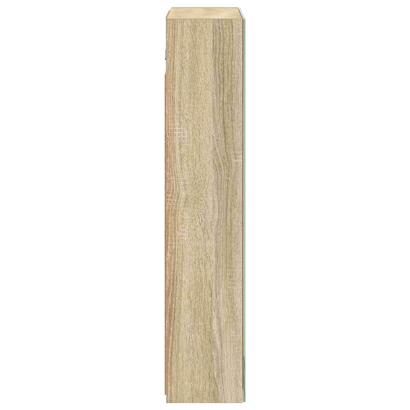 Badezimmerspiegelschrank Sonoma-Eiche 50 x 14,5 x 70 cm