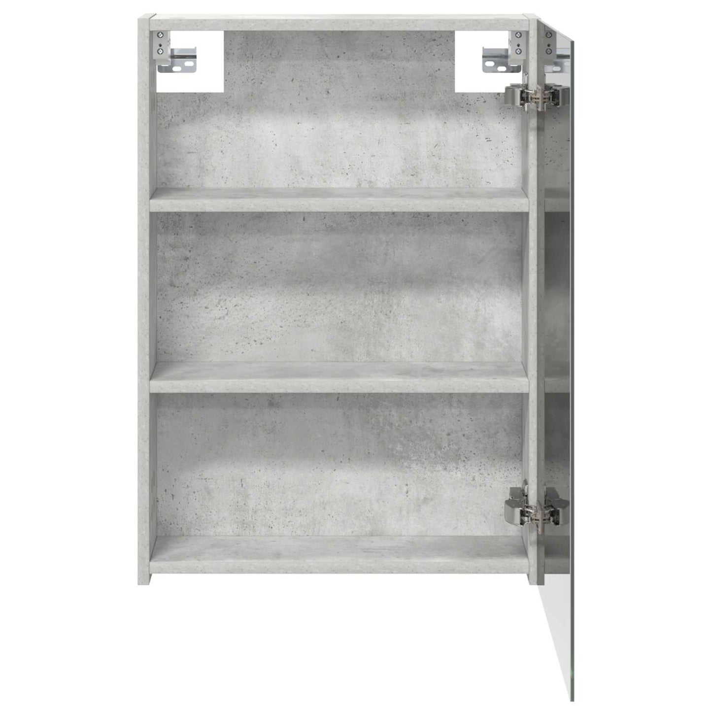 Badezimmerspiegelschrank Beton Grau 50 x 14,5 x 70 cm