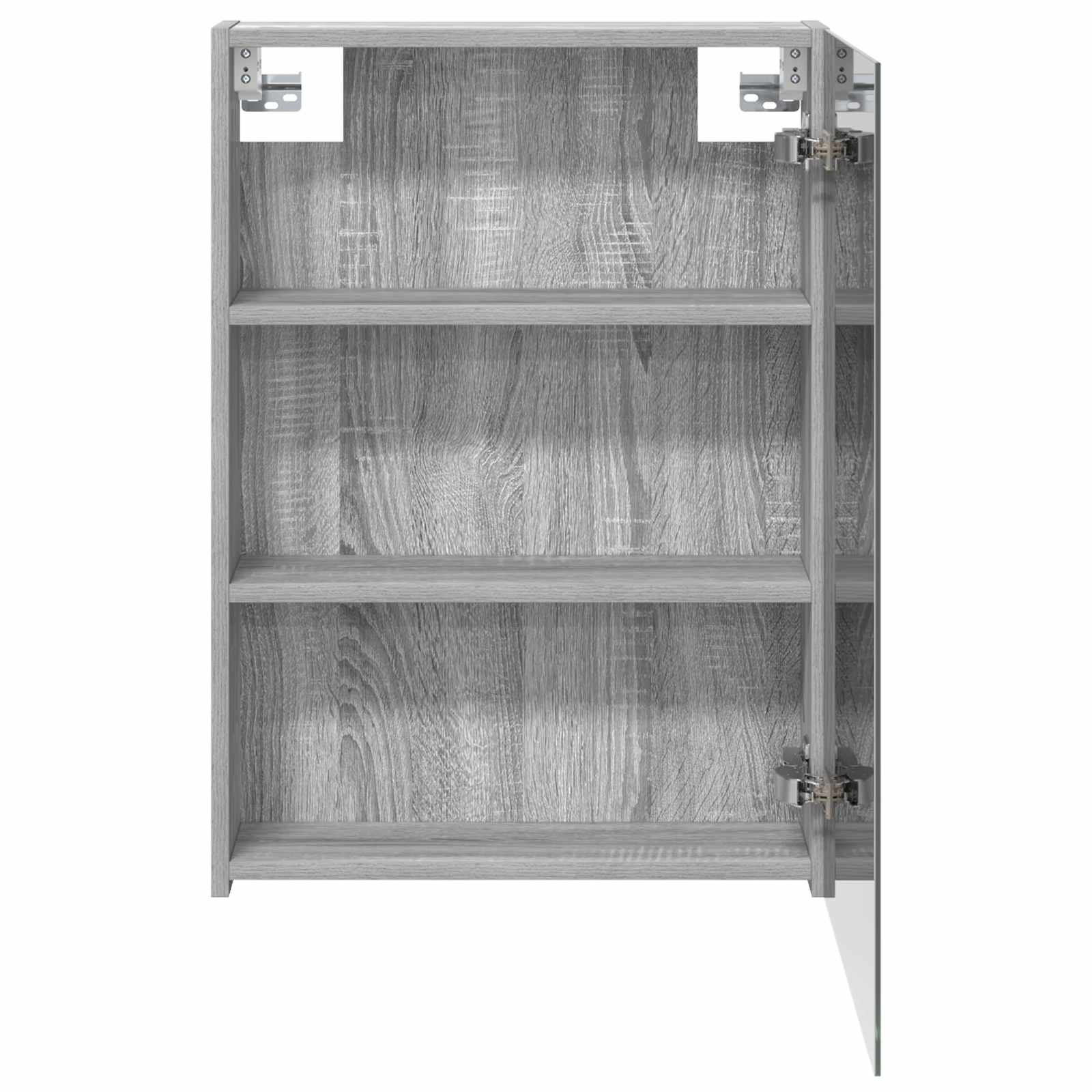 Badezimmerspiegelschrank Graues Sonoma 50 x 14,5 x 70 cm