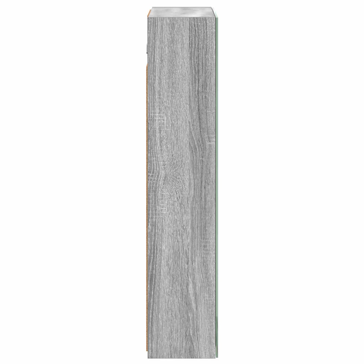 Badezimmerspiegelschrank Graues Sonoma 50 x 14,5 x 70 cm