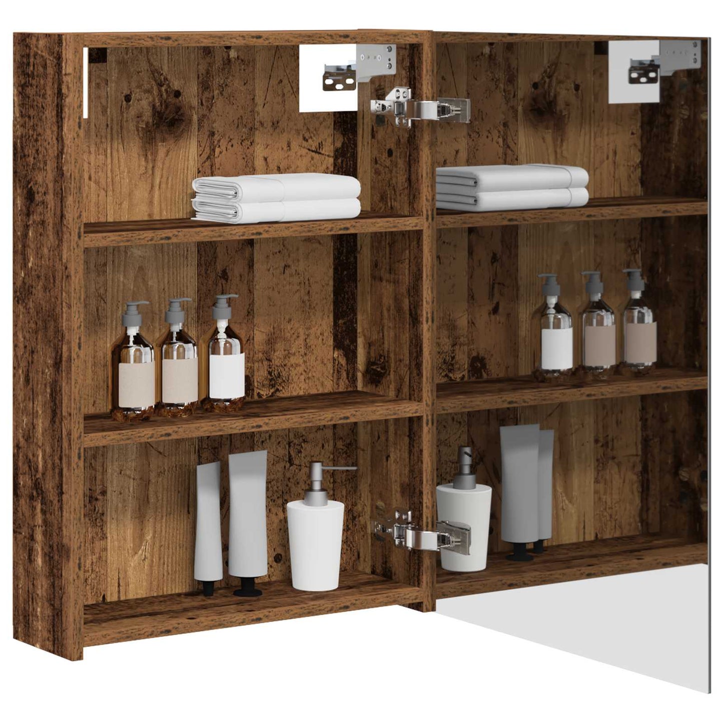 Badezimmerspiegelschrank Altholz 50 x 14,5 x 70 cm