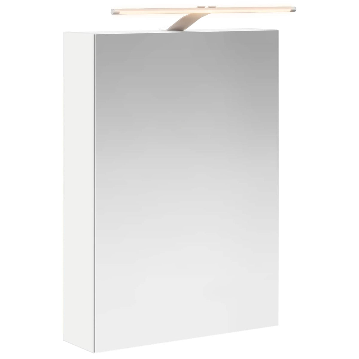Badezimmerspiegelschrank Weiß 50 x 14,5 x 70 cm Holzwerkstoff