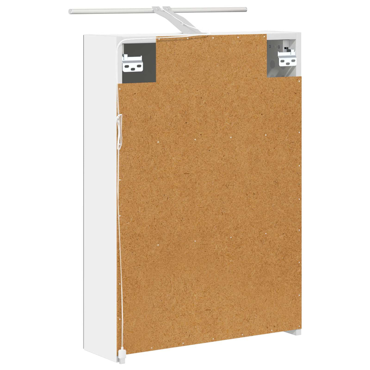 Badezimmerspiegelschrank Weiß 50 x 14,5 x 70 cm Holzwerkstoff