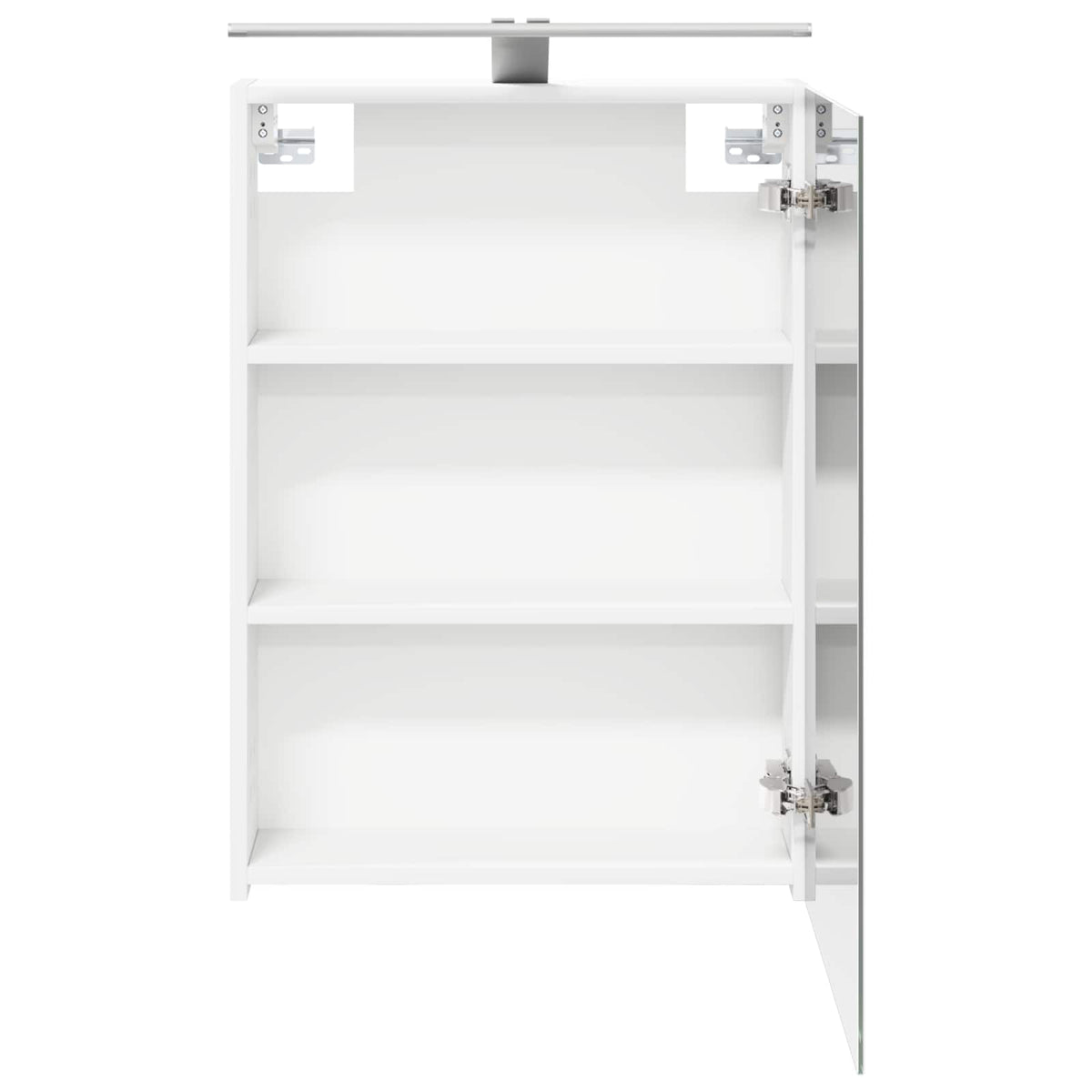 Badezimmerspiegelschrank Weiß 50 x 14,5 x 70 cm Holzwerkstoff