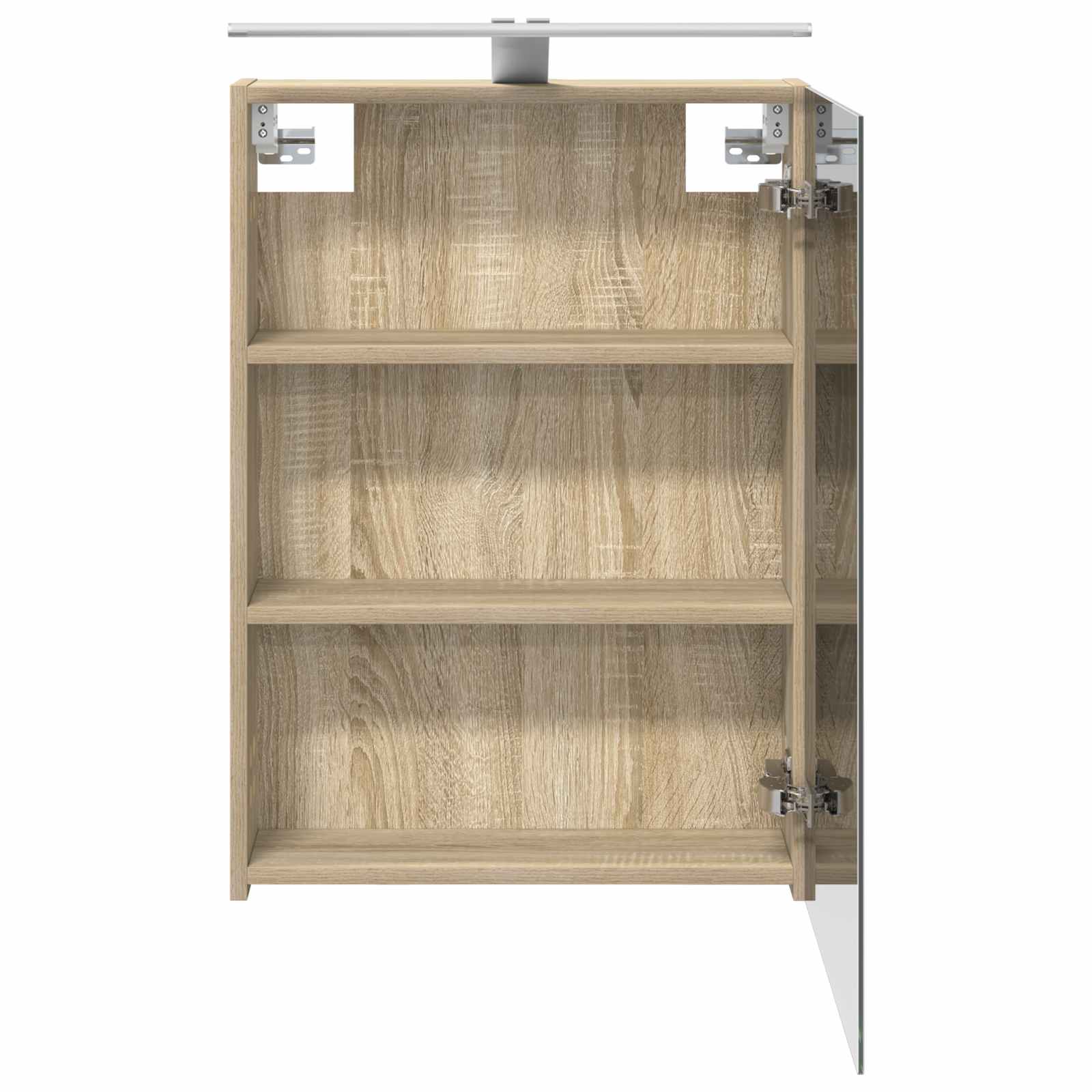 Badezimmerspiegelschrank Sonoma-Eiche 50 x 14,5 x 70 cm