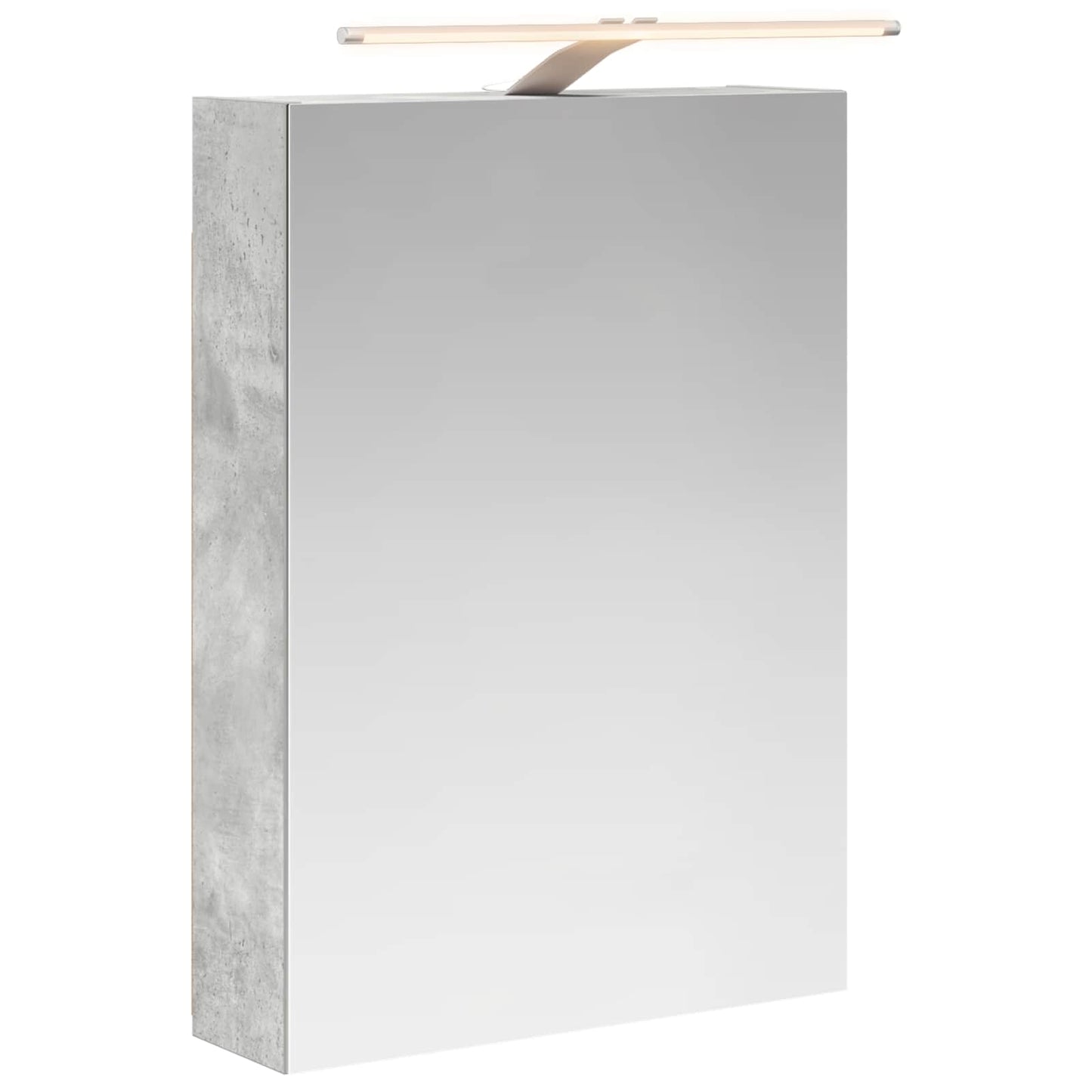 Badezimmerspiegelschrank Beton Grau 50 x 14,5 x 70 cm