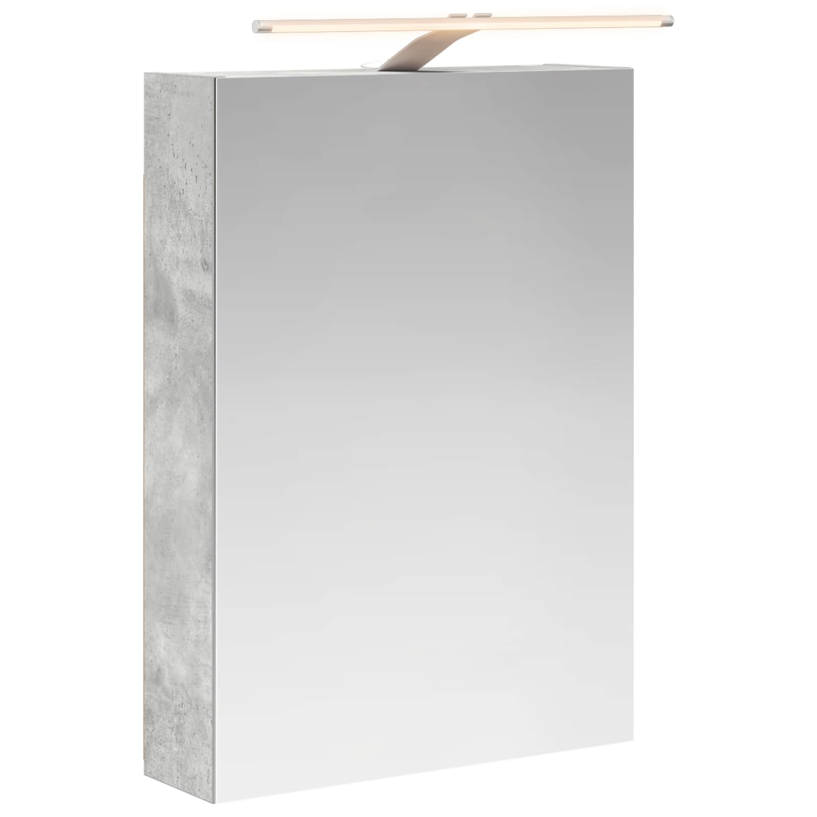Badezimmerspiegelschrank Beton Grau 50 x 14,5 x 70 cm