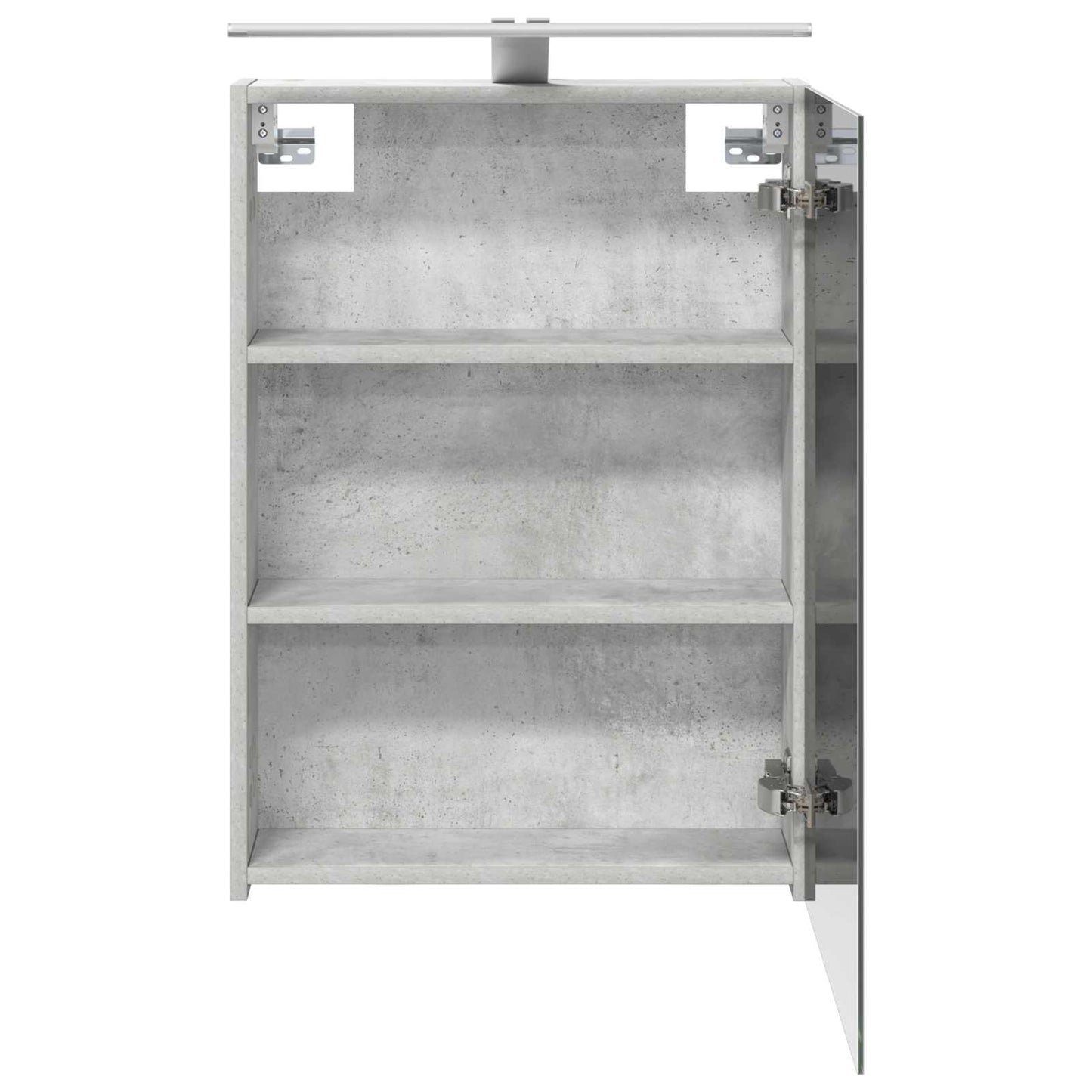 Badezimmerspiegelschrank Beton Grau 50 x 14,5 x 70 cm