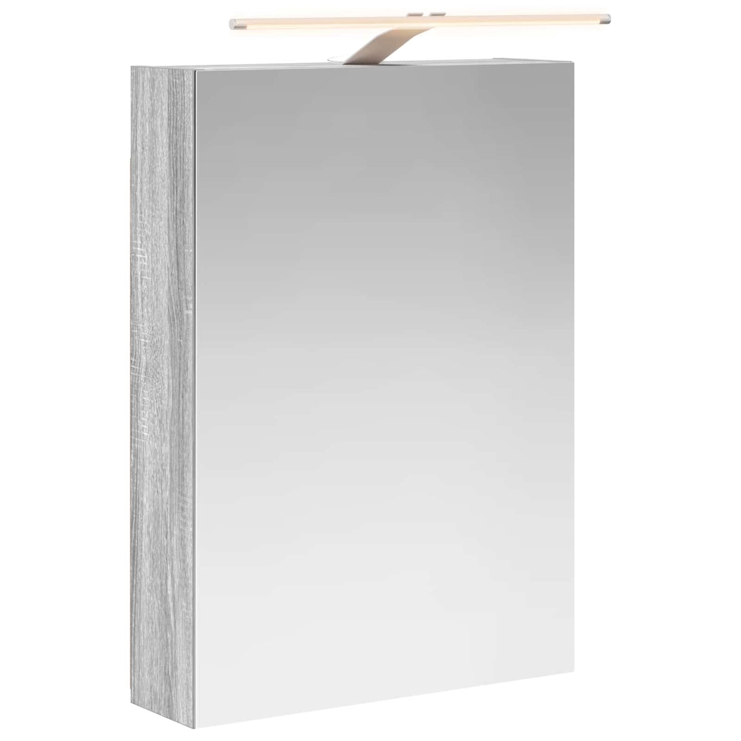Badezimmerspiegelschrank Graues Sonoma 50 x 14,5 x 70 cm