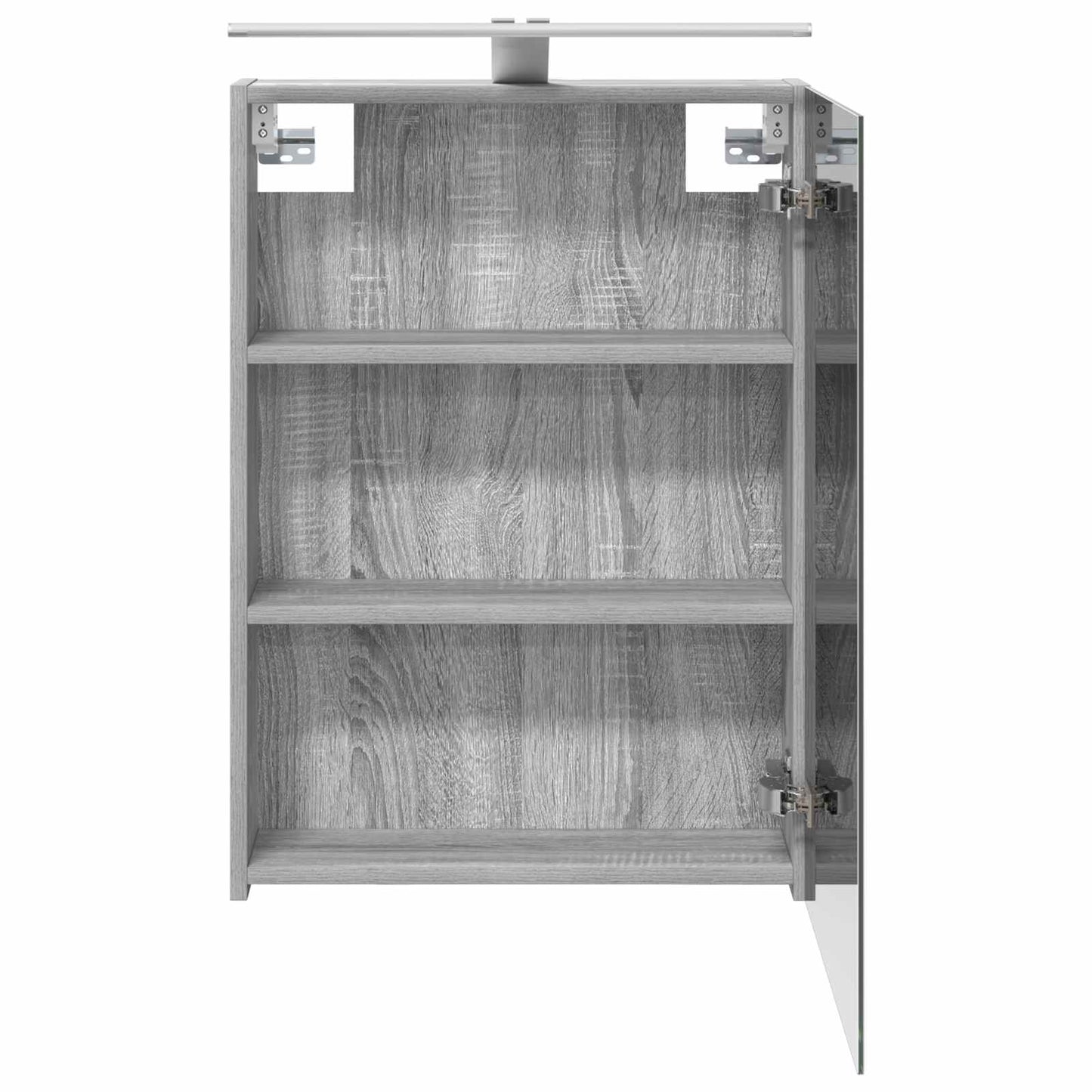 Badezimmerspiegelschrank Graues Sonoma 50 x 14,5 x 70 cm