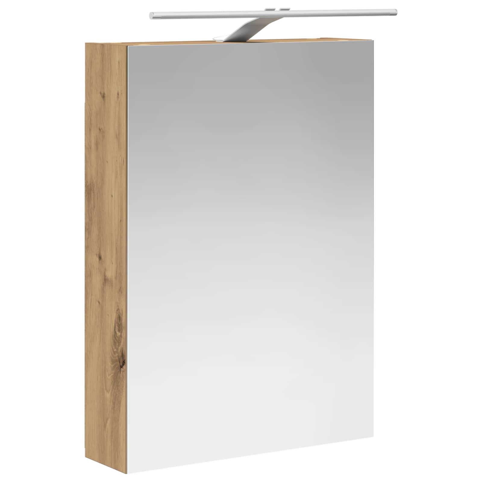 Badezimmerspiegelschrank Kunsthandwerk Eiche 50 x 14,5 x 70 cm