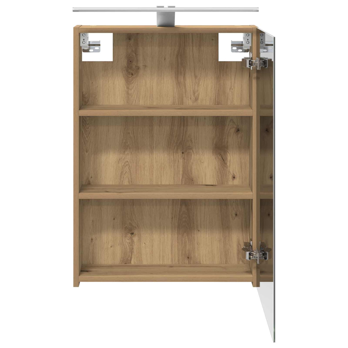 Badezimmerspiegelschrank Kunsthandwerk Eiche 50 x 14,5 x 70 cm