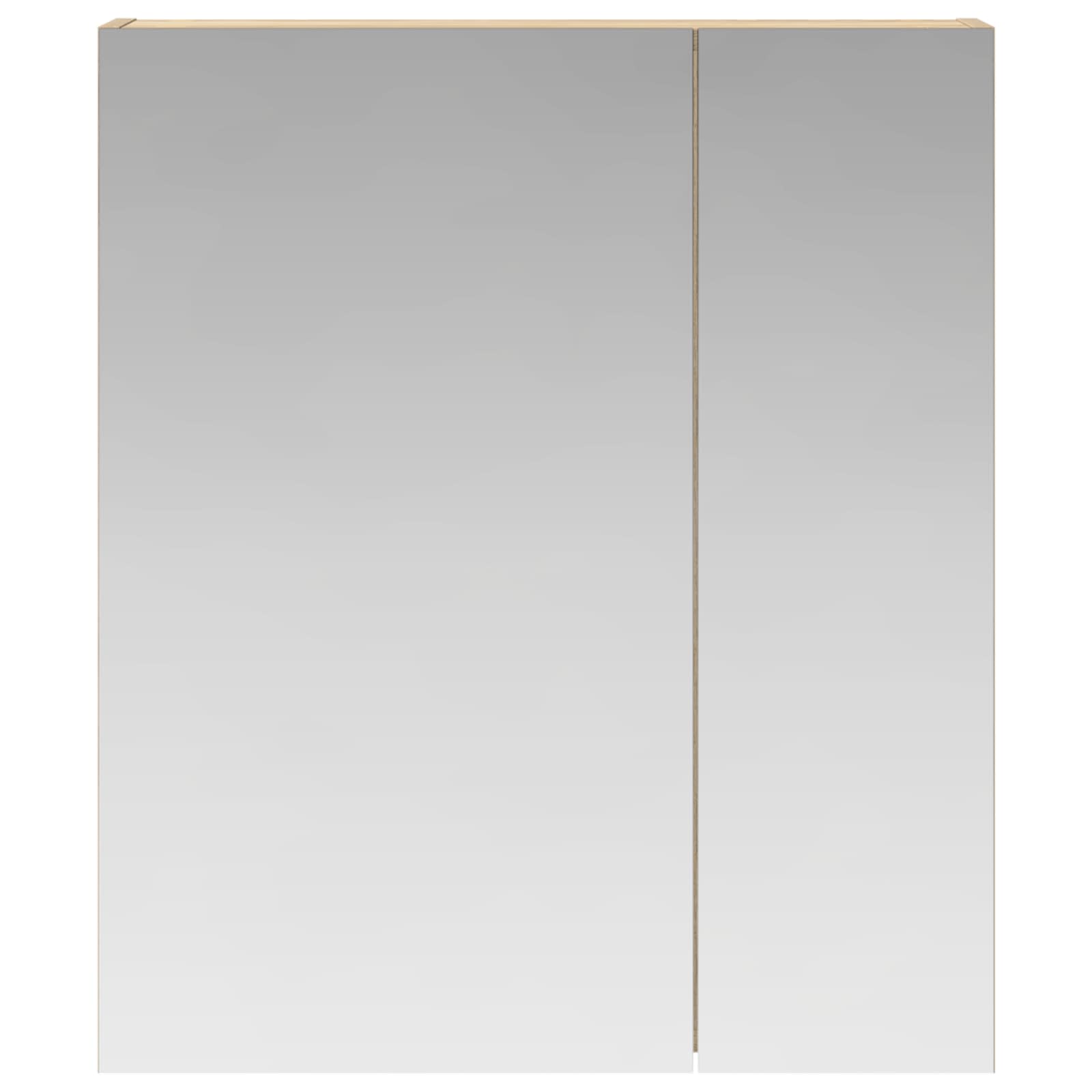 Badezimmerspiegelschrank Sonoma-Eiche 60 x 14,5 x 70 cm