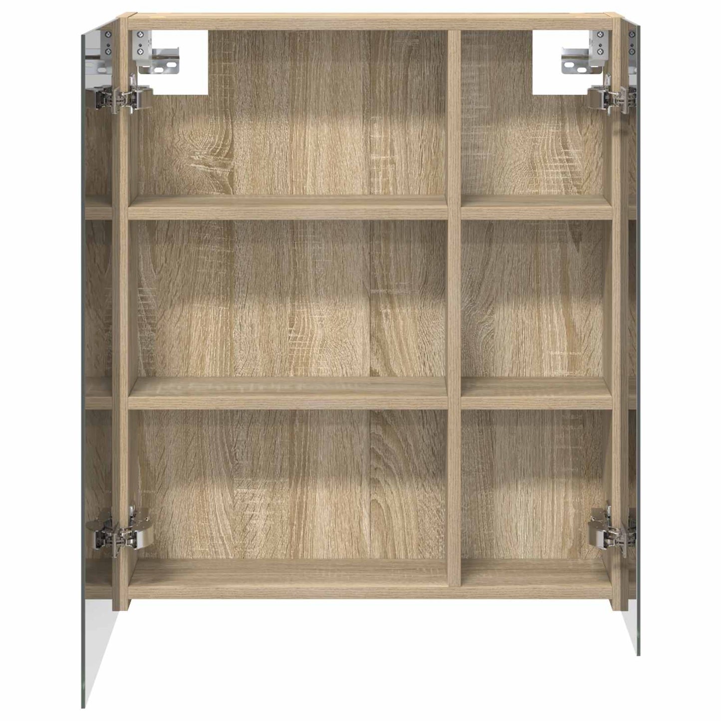 Badezimmerspiegelschrank Sonoma-Eiche 60 x 14,5 x 70 cm