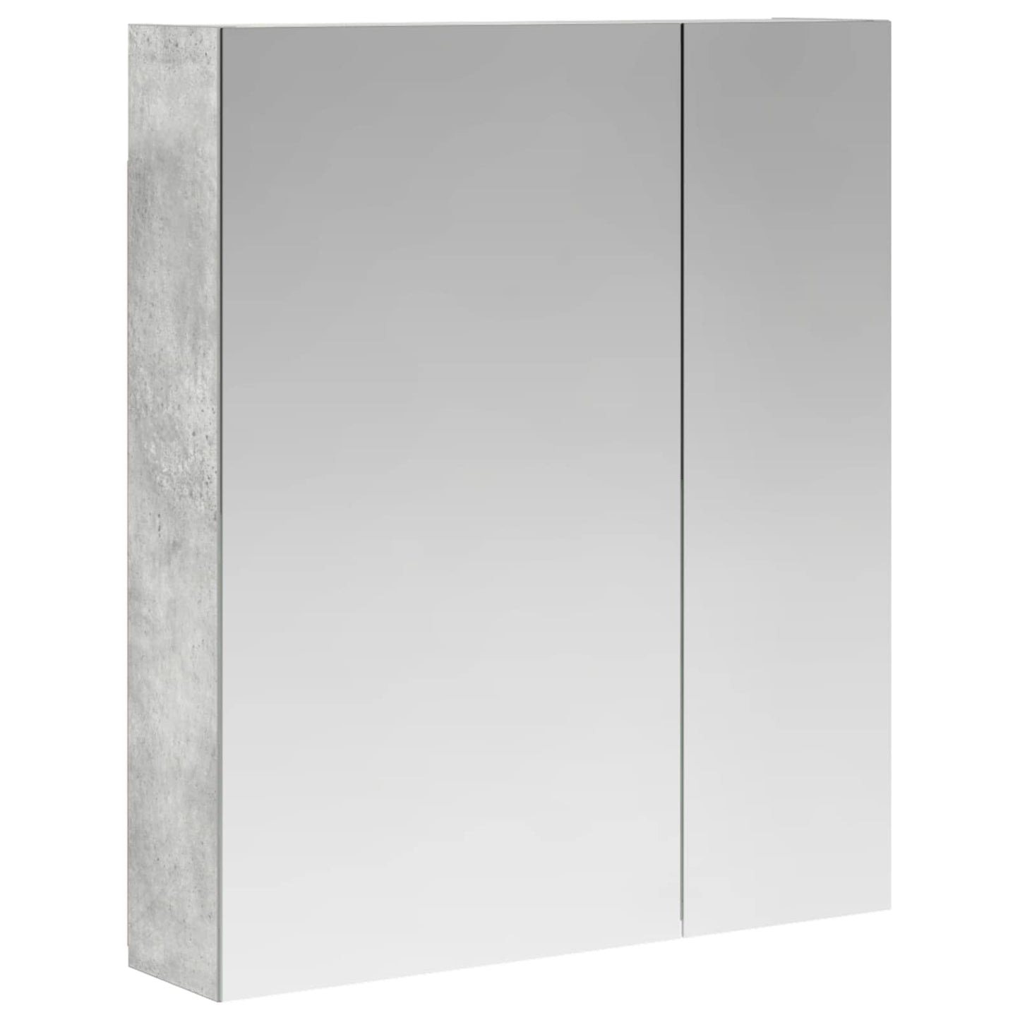 Badezimmerspiegelschrank Beton Grau 60 x 14,5 x 70 cm