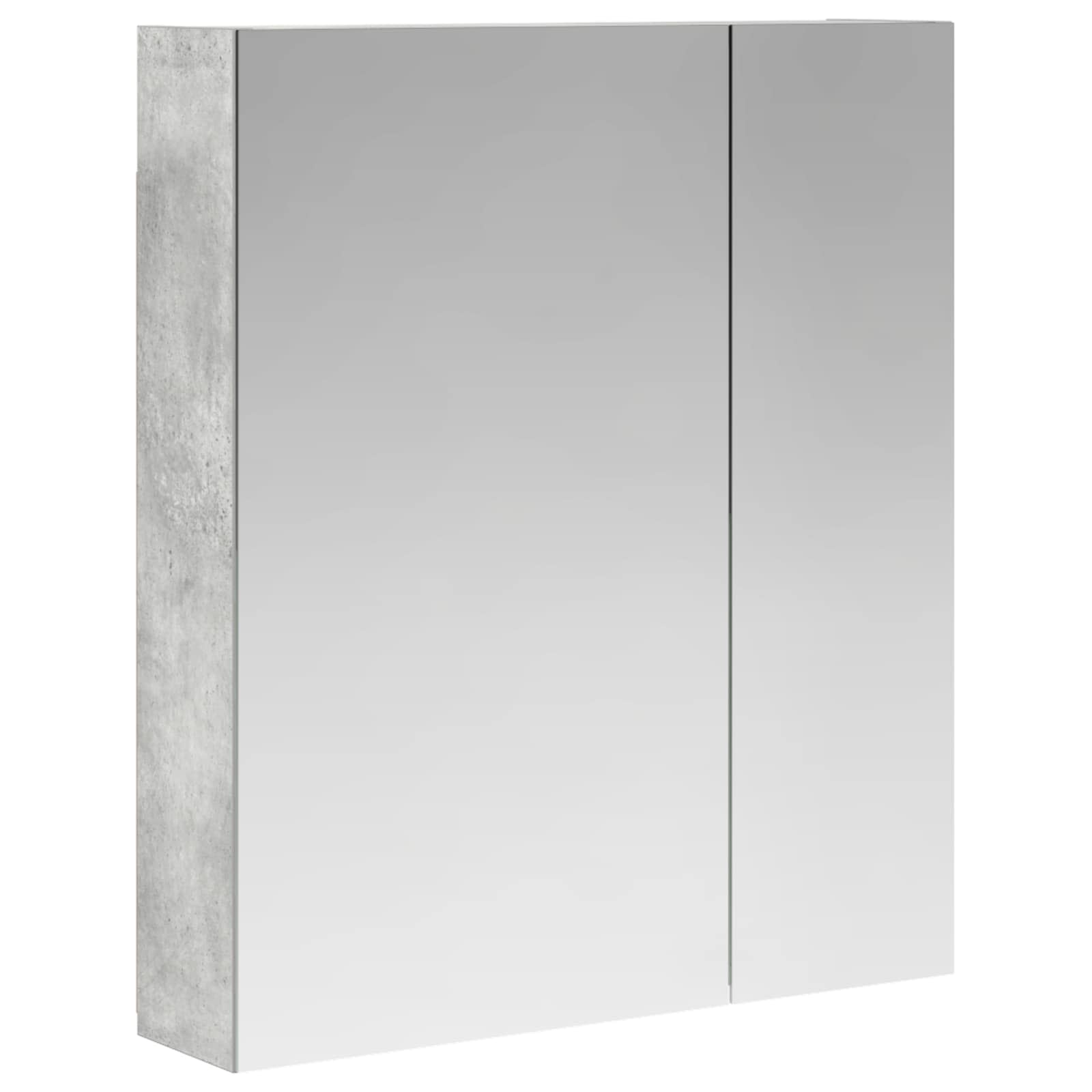 Badezimmerspiegelschrank Beton Grau 60 x 14,5 x 70 cm