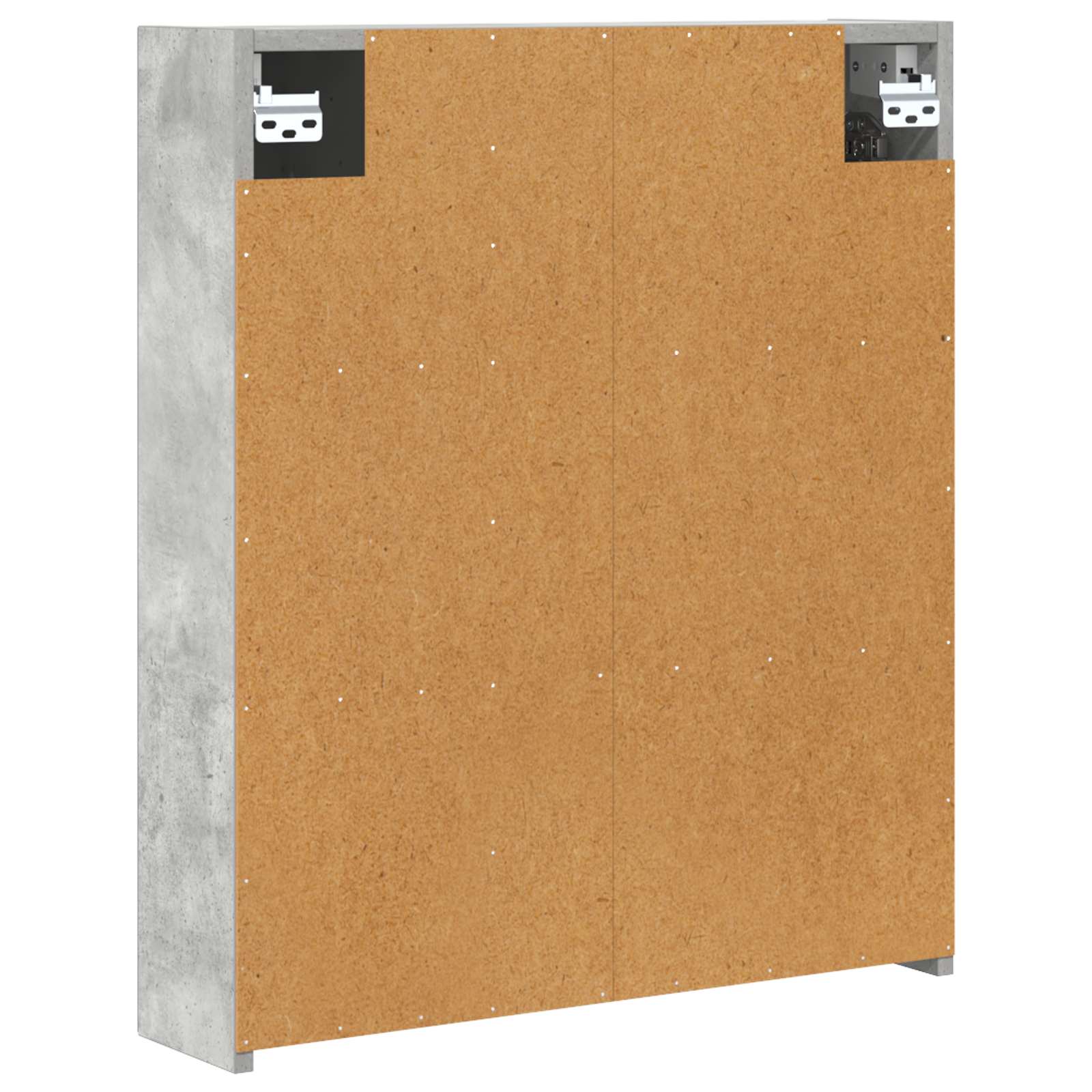 Badezimmerspiegelschrank Beton Grau 60 x 14,5 x 70 cm