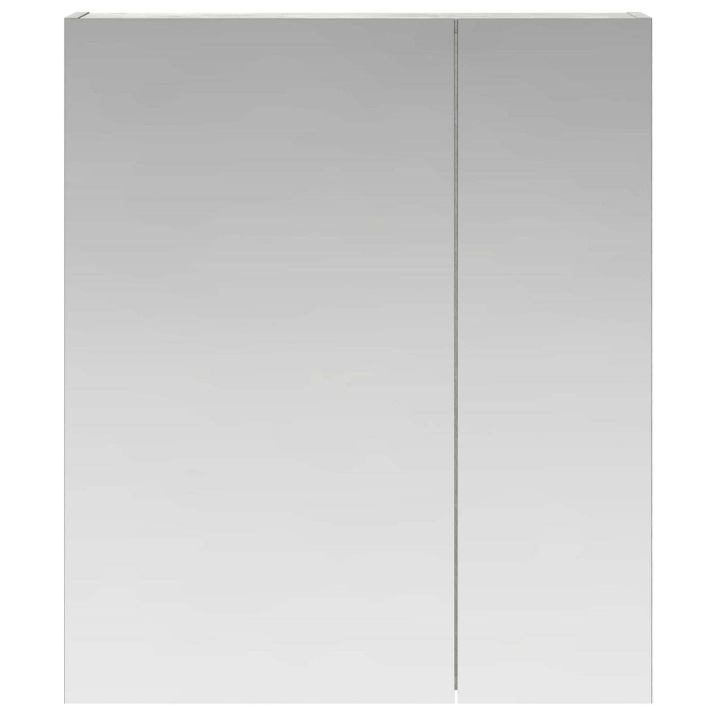 Badezimmerspiegelschrank Beton Grau 60 x 14,5 x 70 cm