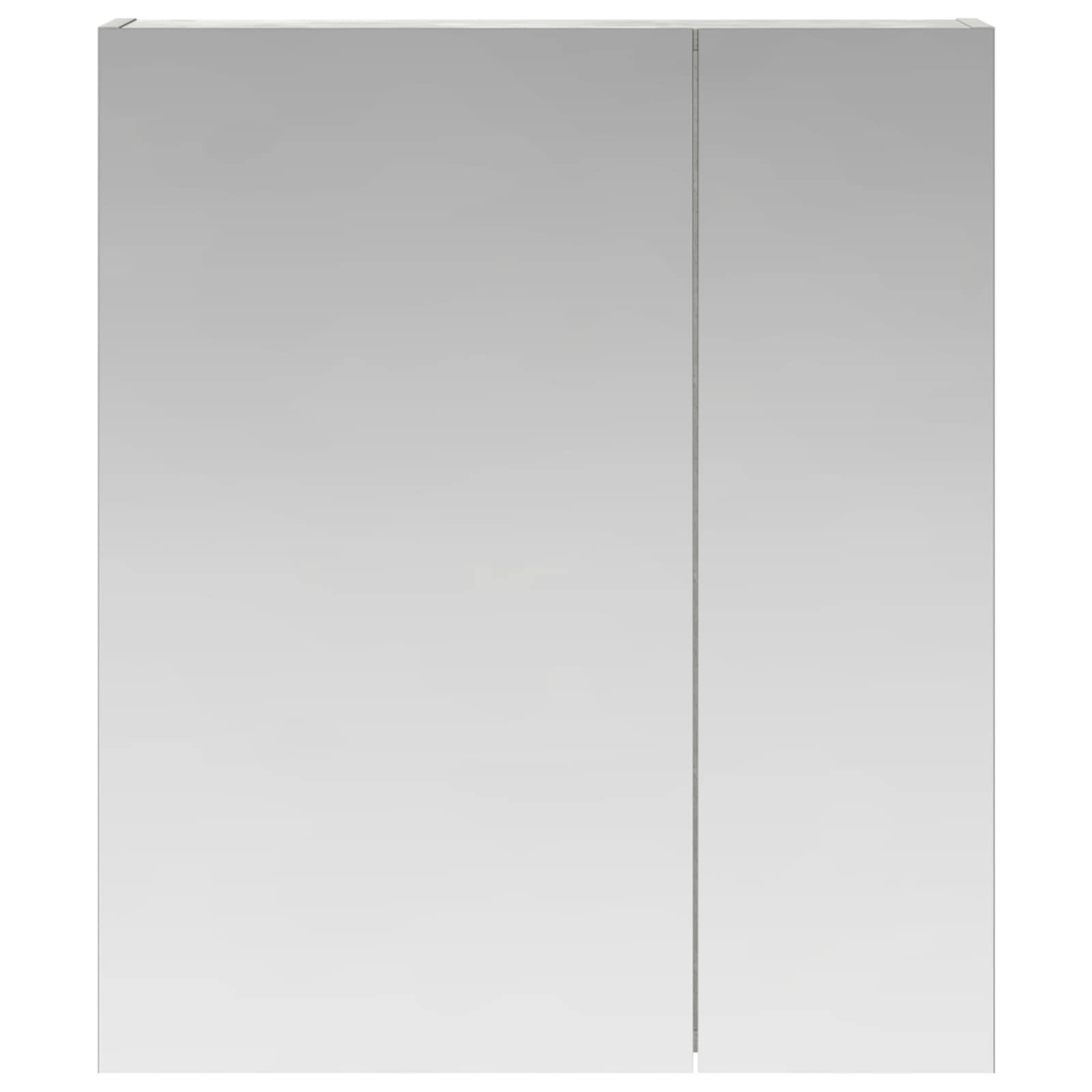 Badezimmerspiegelschrank Beton Grau 60 x 14,5 x 70 cm