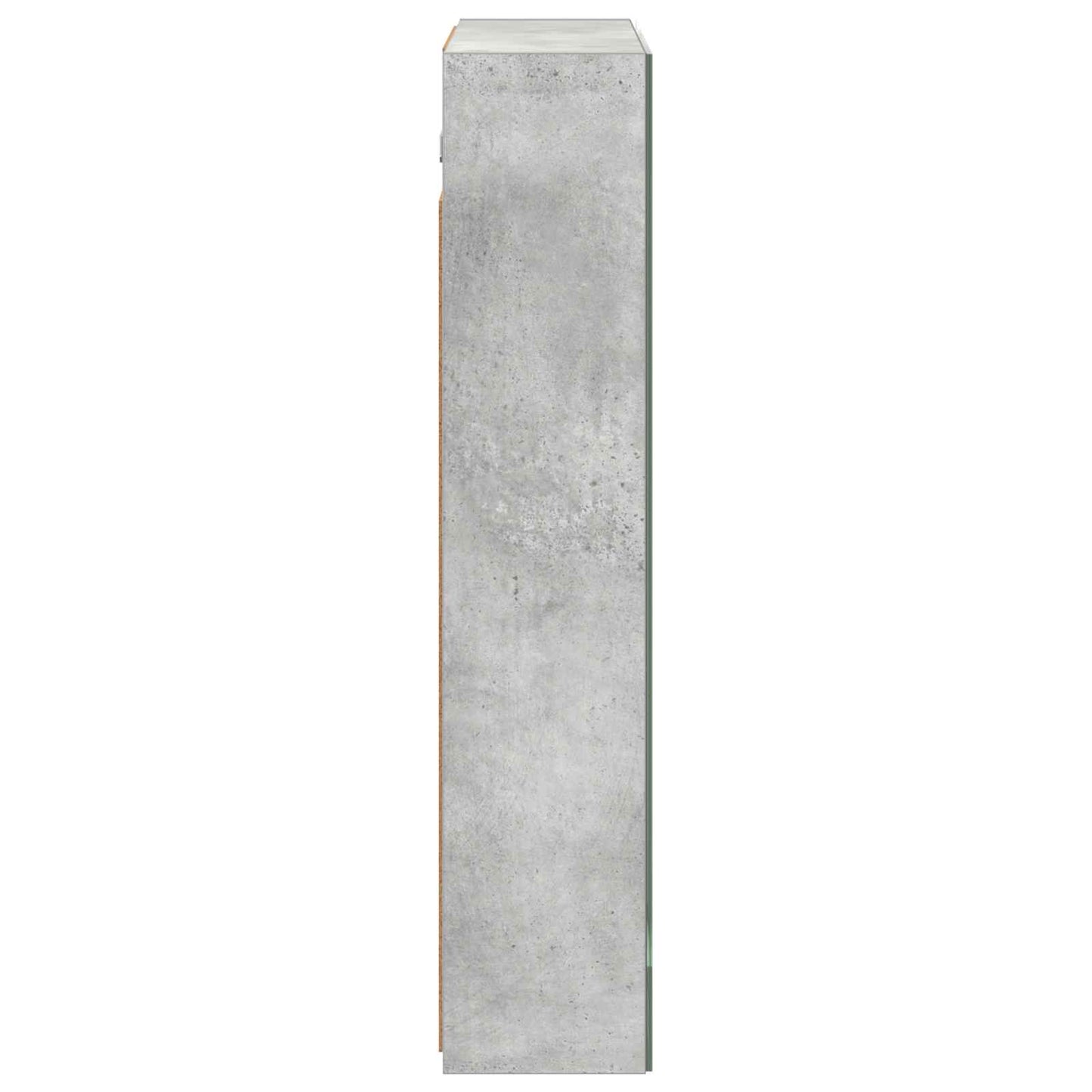 Badezimmerspiegelschrank Beton Grau 60 x 14,5 x 70 cm