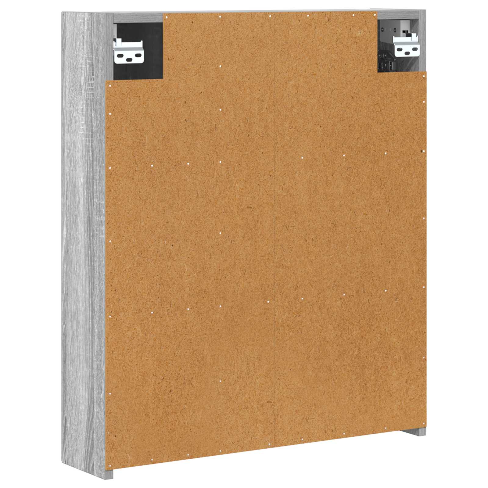 Badezimmerspiegelschrank Graues Sonoma 60 x 14,5 x 70 cm