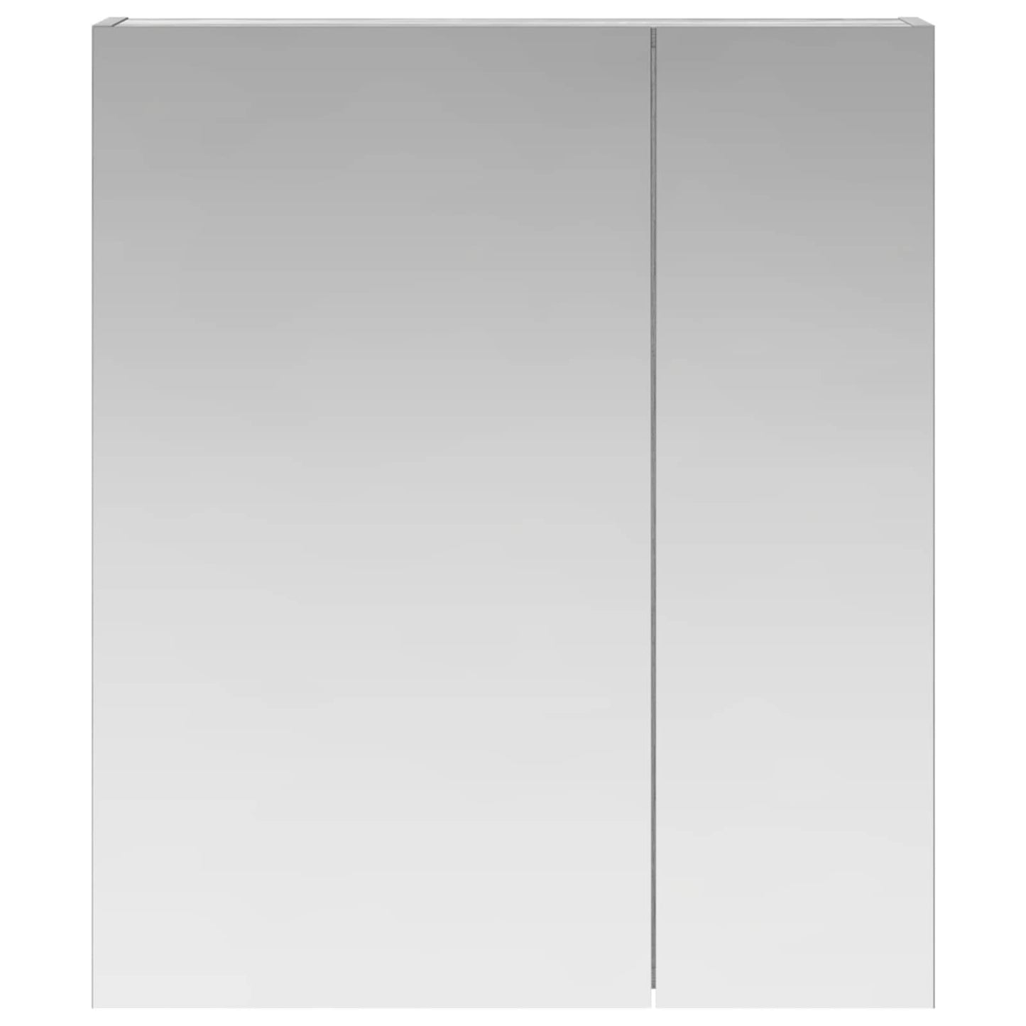 Badezimmerspiegelschrank Graues Sonoma 60 x 14,5 x 70 cm