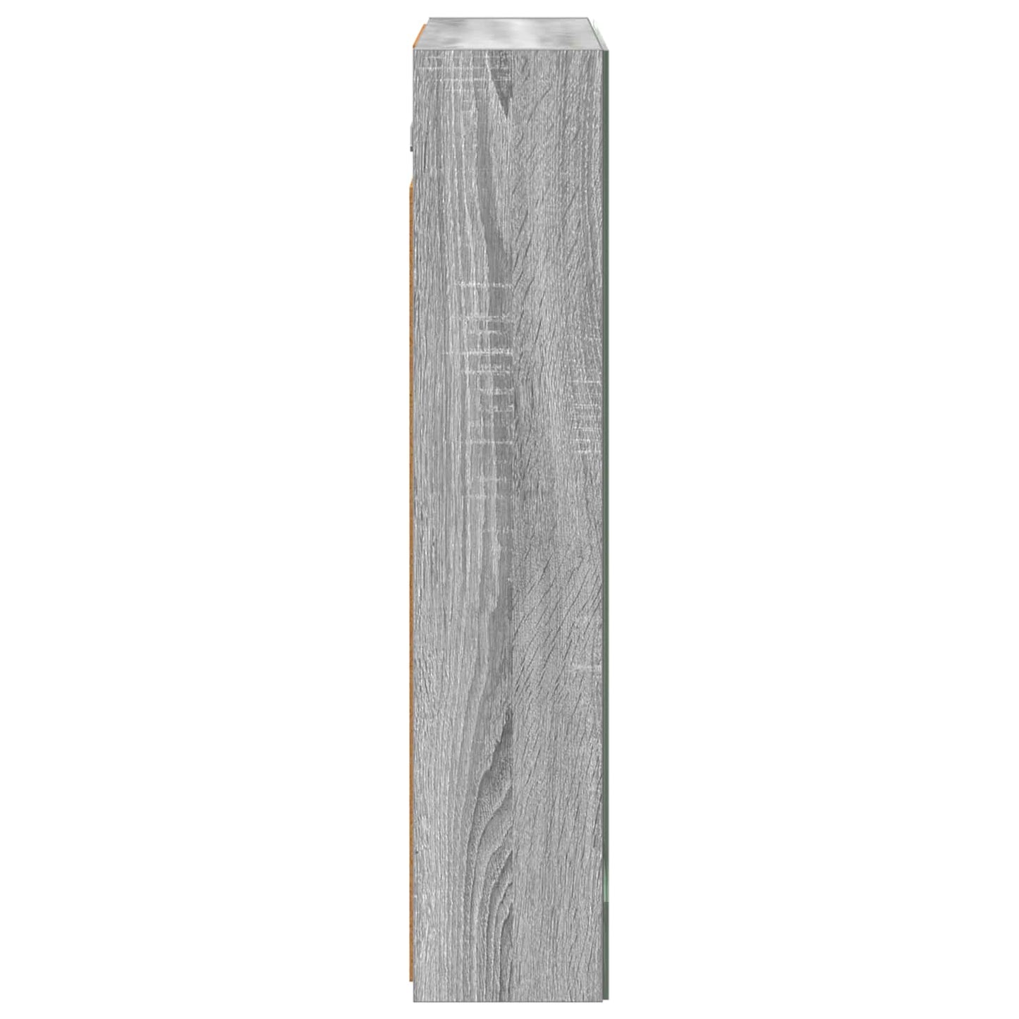 Badezimmerspiegelschrank Graues Sonoma 60 x 14,5 x 70 cm