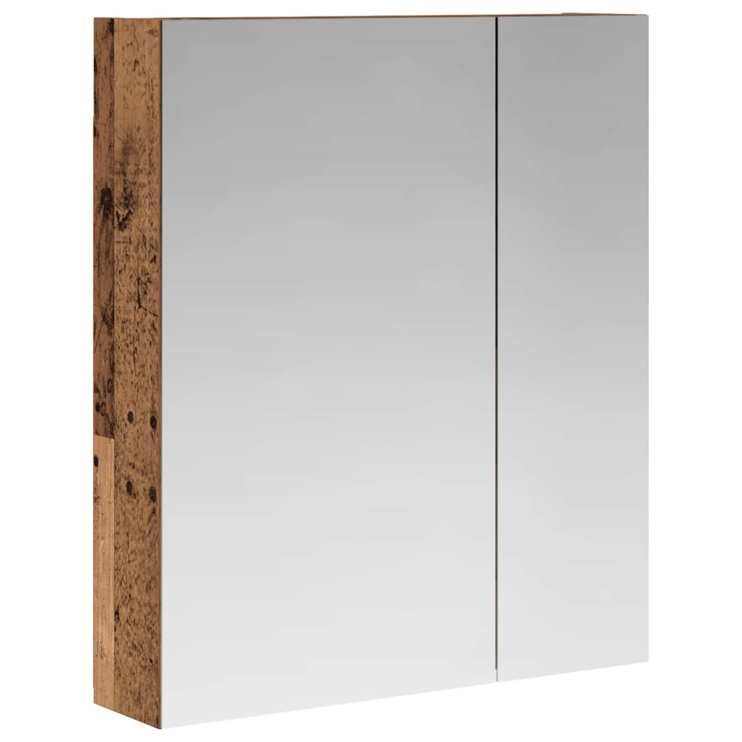 Badezimmerspiegelschrank Altholz 60 x 14,5 x 70 cm