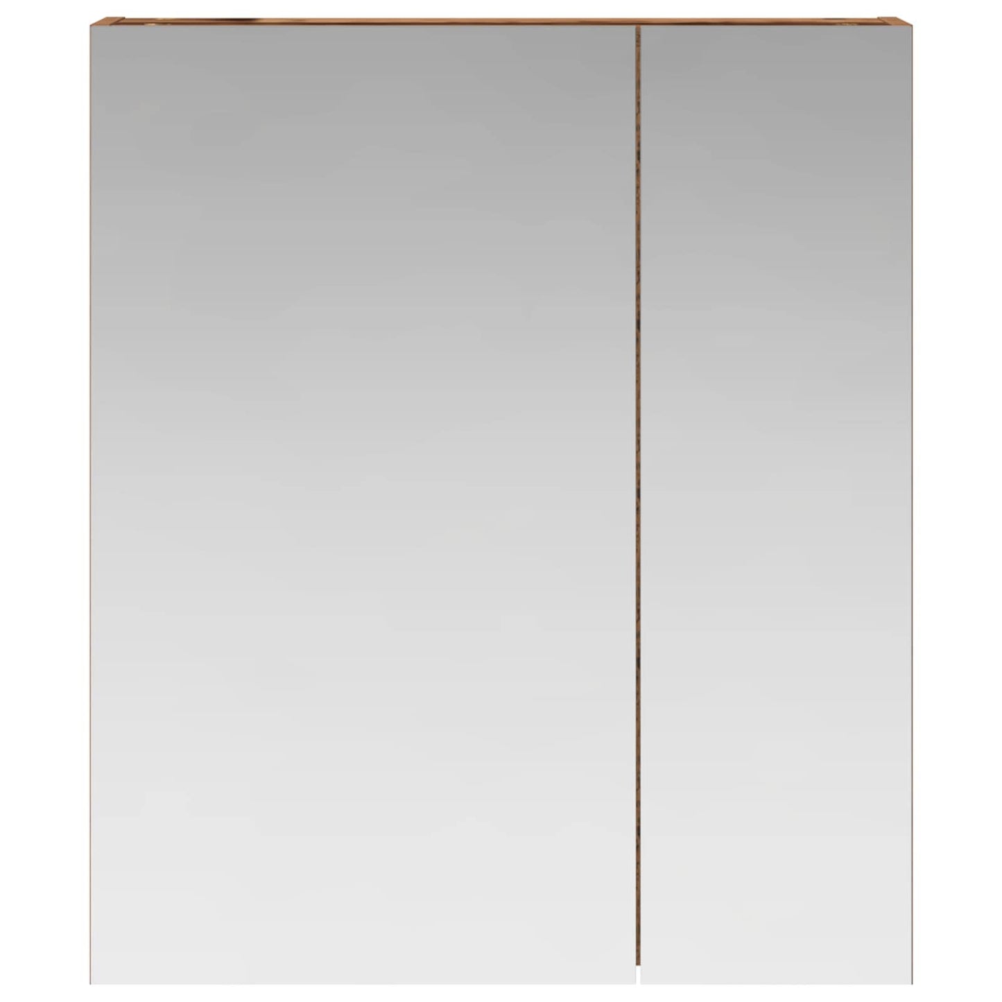 Badezimmerspiegelschrank Altholz 60 x 14,5 x 70 cm