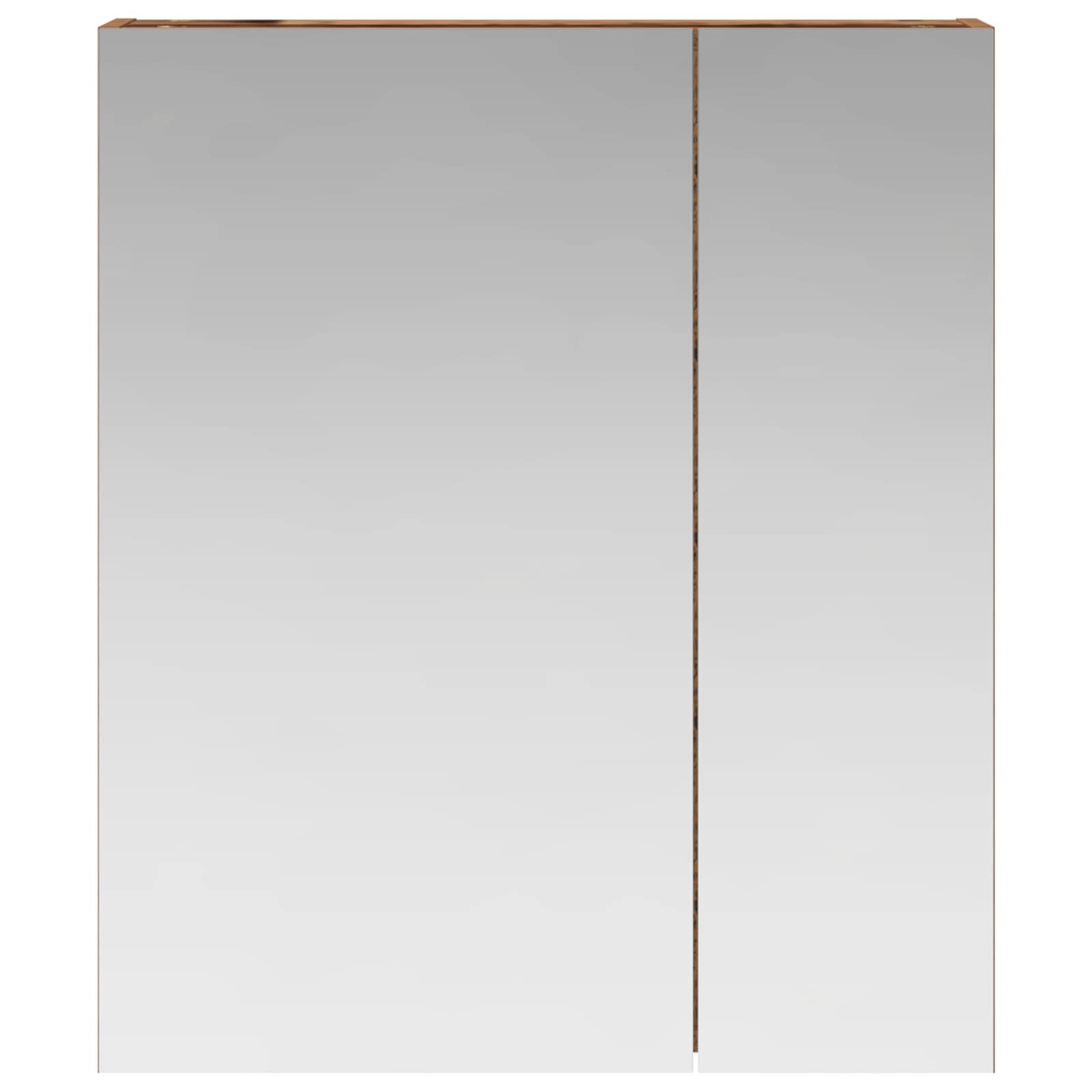 Badezimmerspiegelschrank Altholz 60 x 14,5 x 70 cm